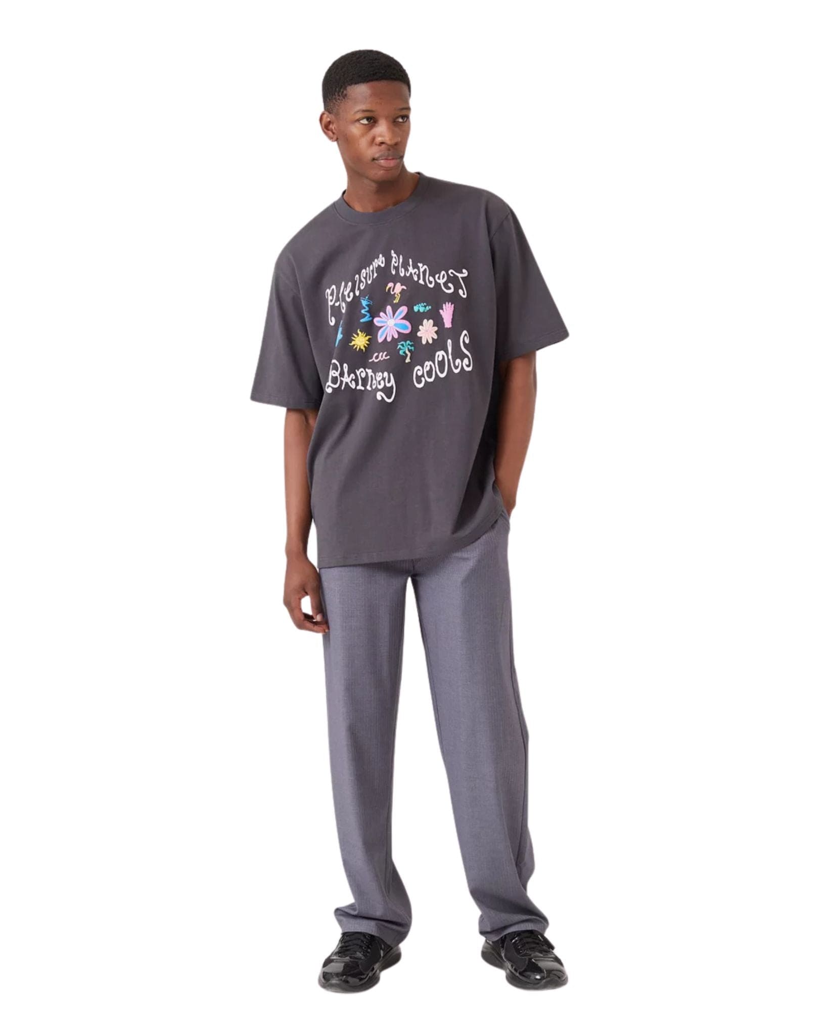 Barney Cools Mens Planet Tee - Pigment Black