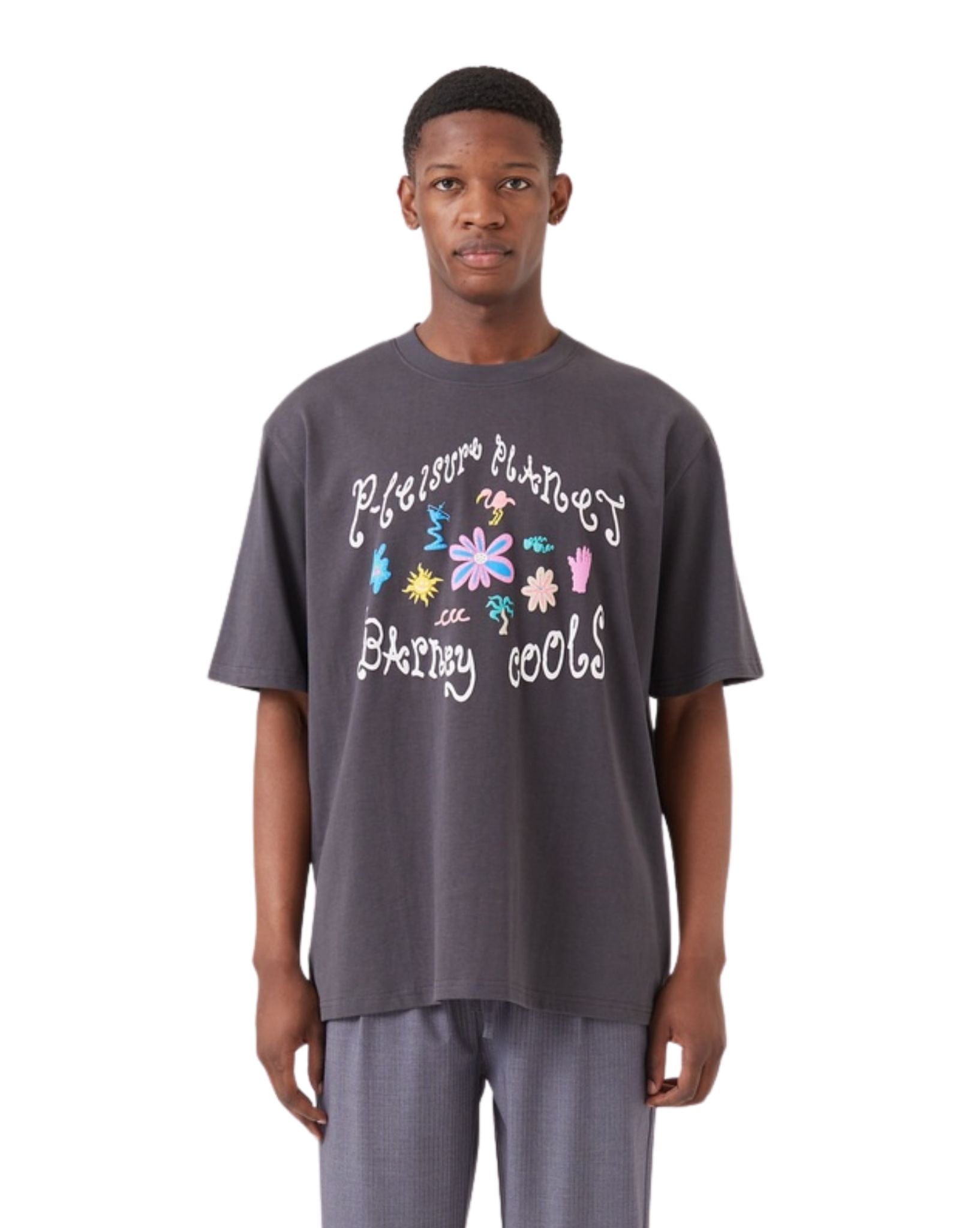 Barney Cools Mens Planet Tee - Pigment Black