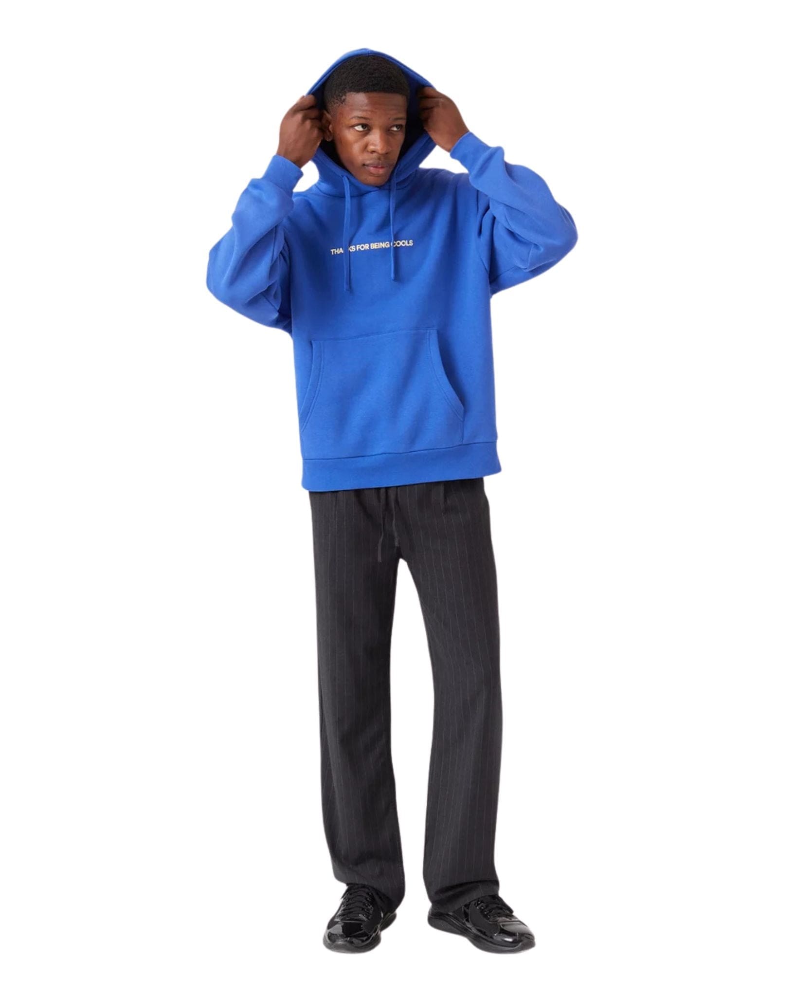 Barney Cools Mens Thanks Hood - Cyber Blue