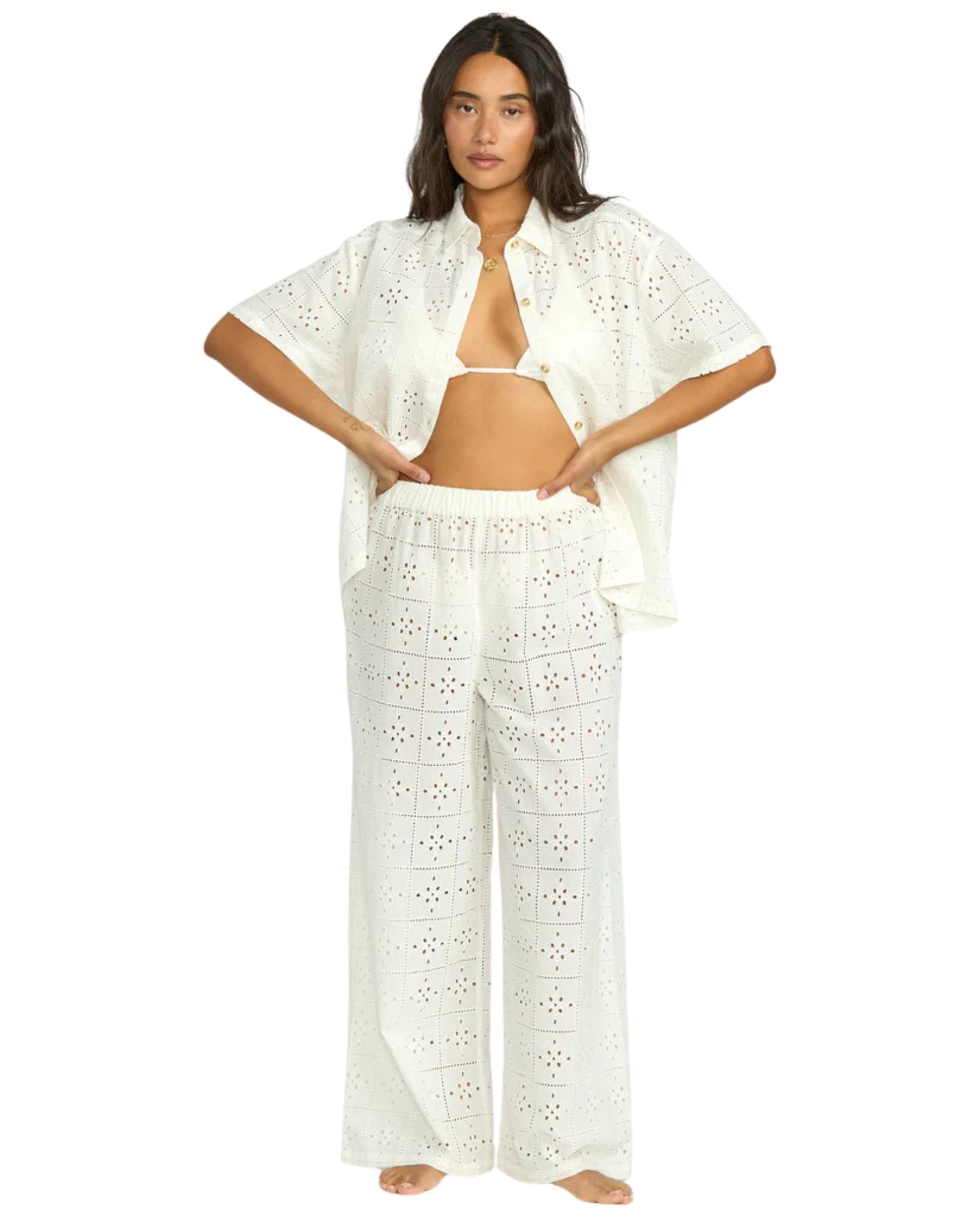 Billabong Eyelet Crush Elastic Pant