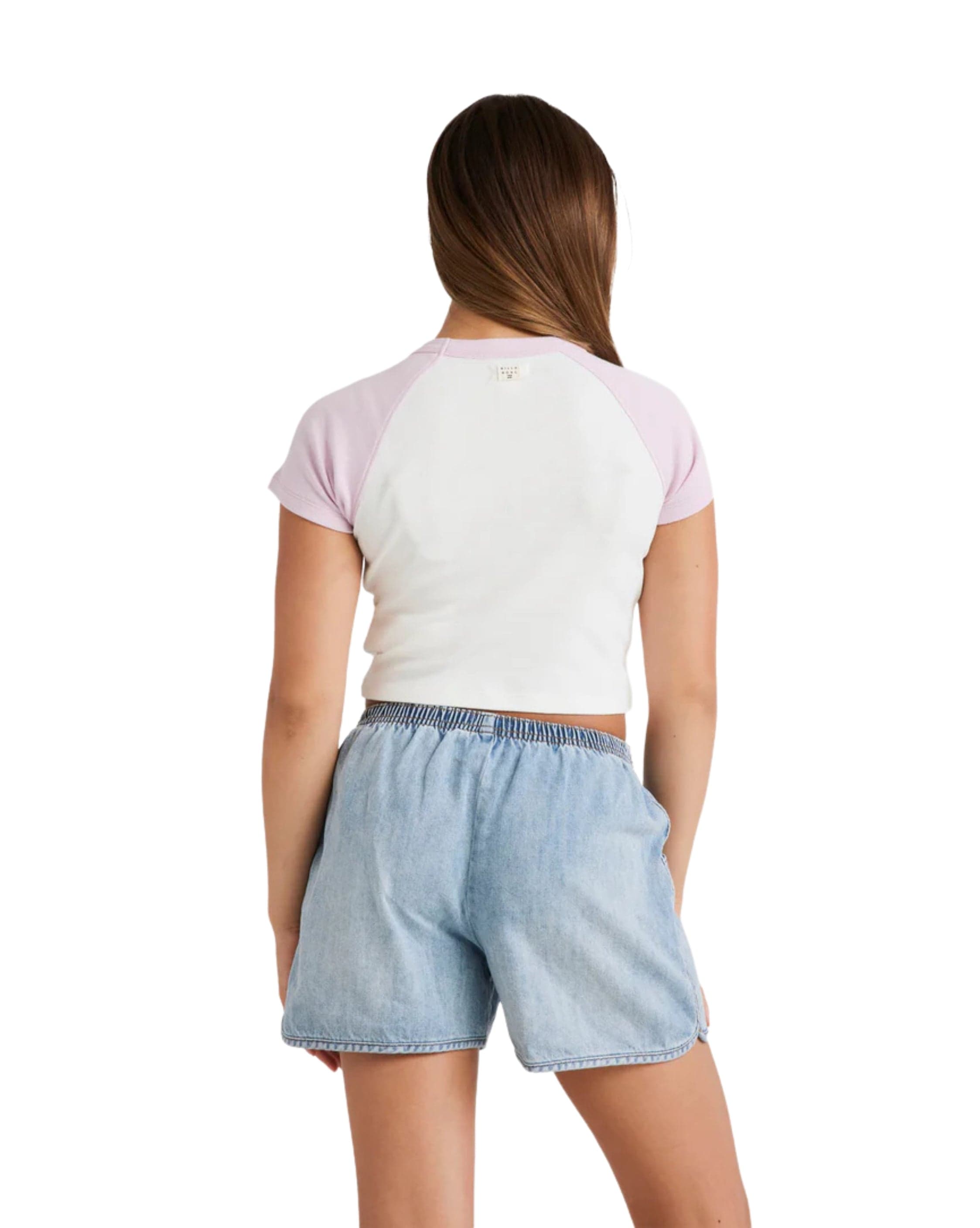 Billabong Girls 6-14 Walkie The Line Denim Shorts