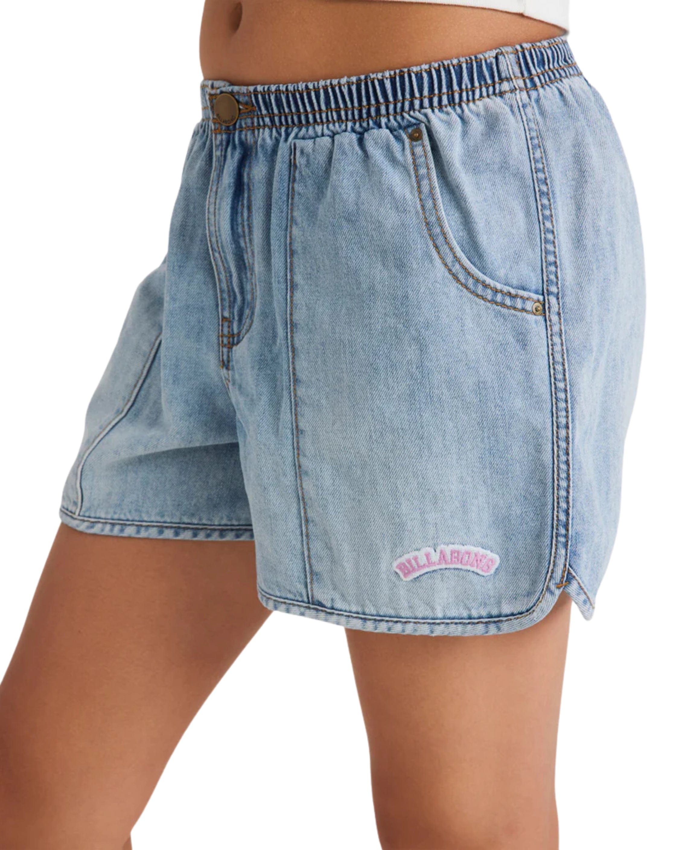 Billabong Girls 6-14 Walkie The Line Denim Shorts