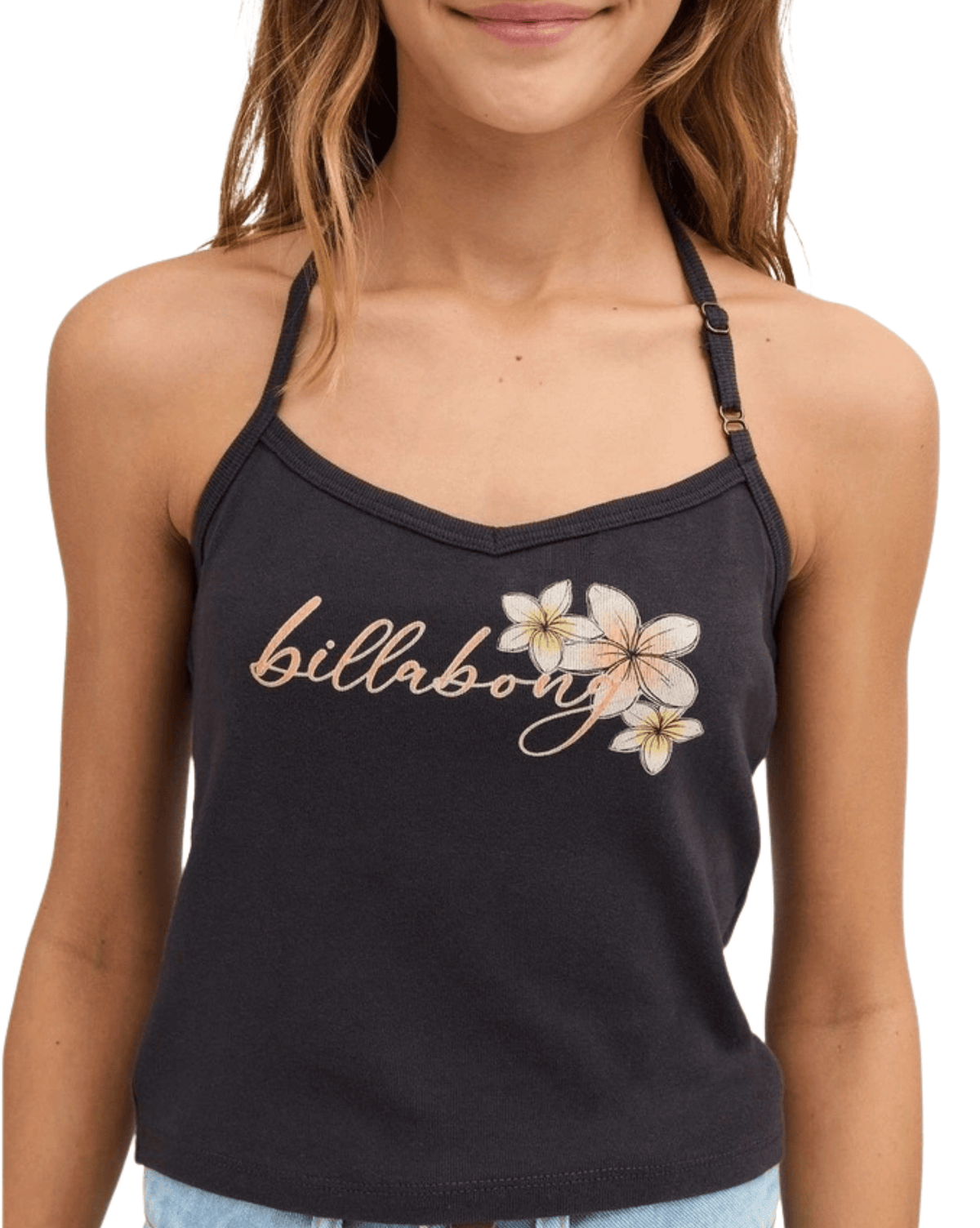 Billabong Girls Clothing Billabong Bloom Crush Halter - Off Black