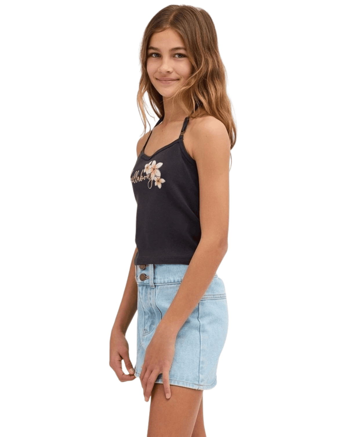 Billabong Girls Clothing Billabong Bloom Crush Halter - Off Black