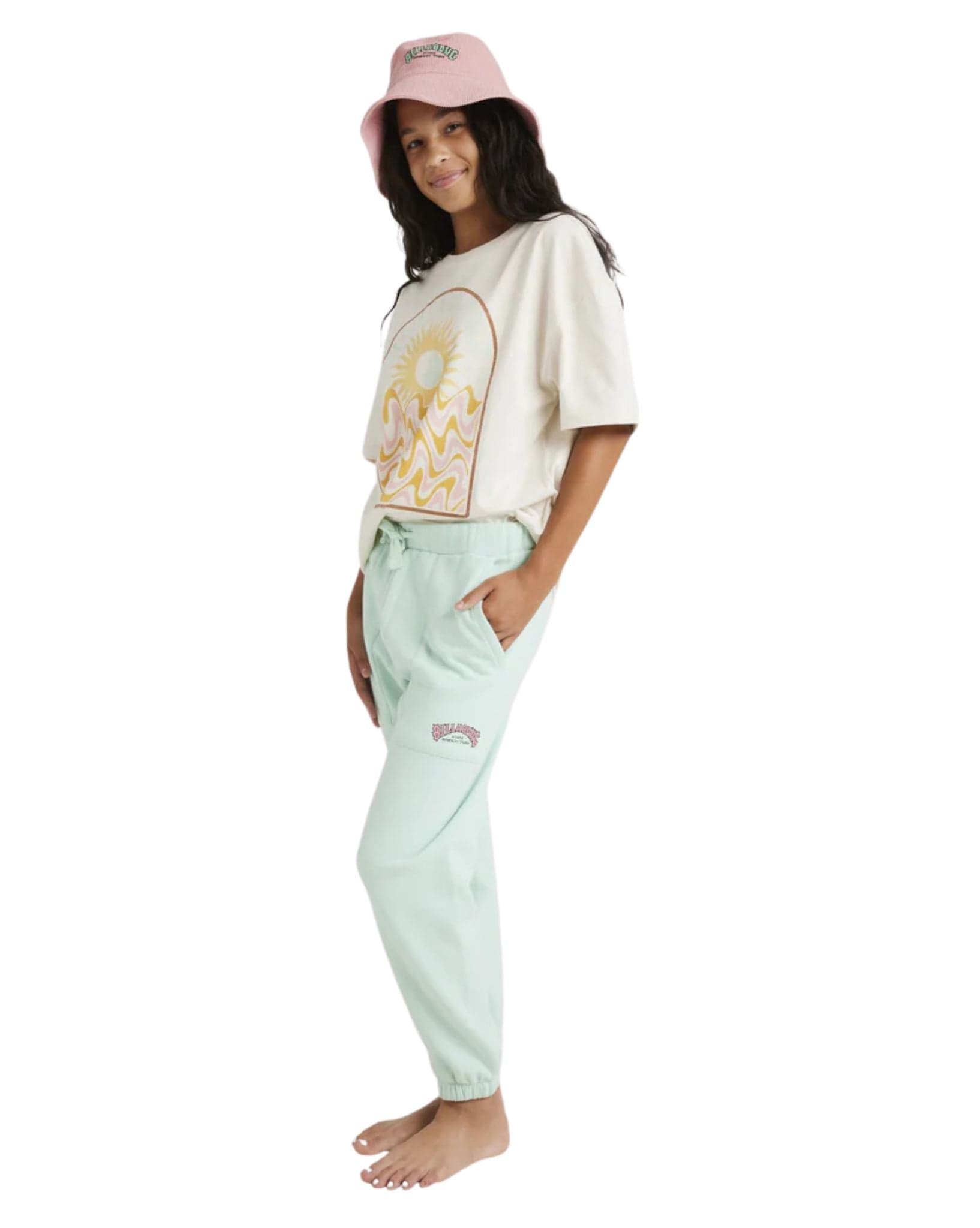 Billabong Girls Wave Of The Day Trackpant - Mint Chip