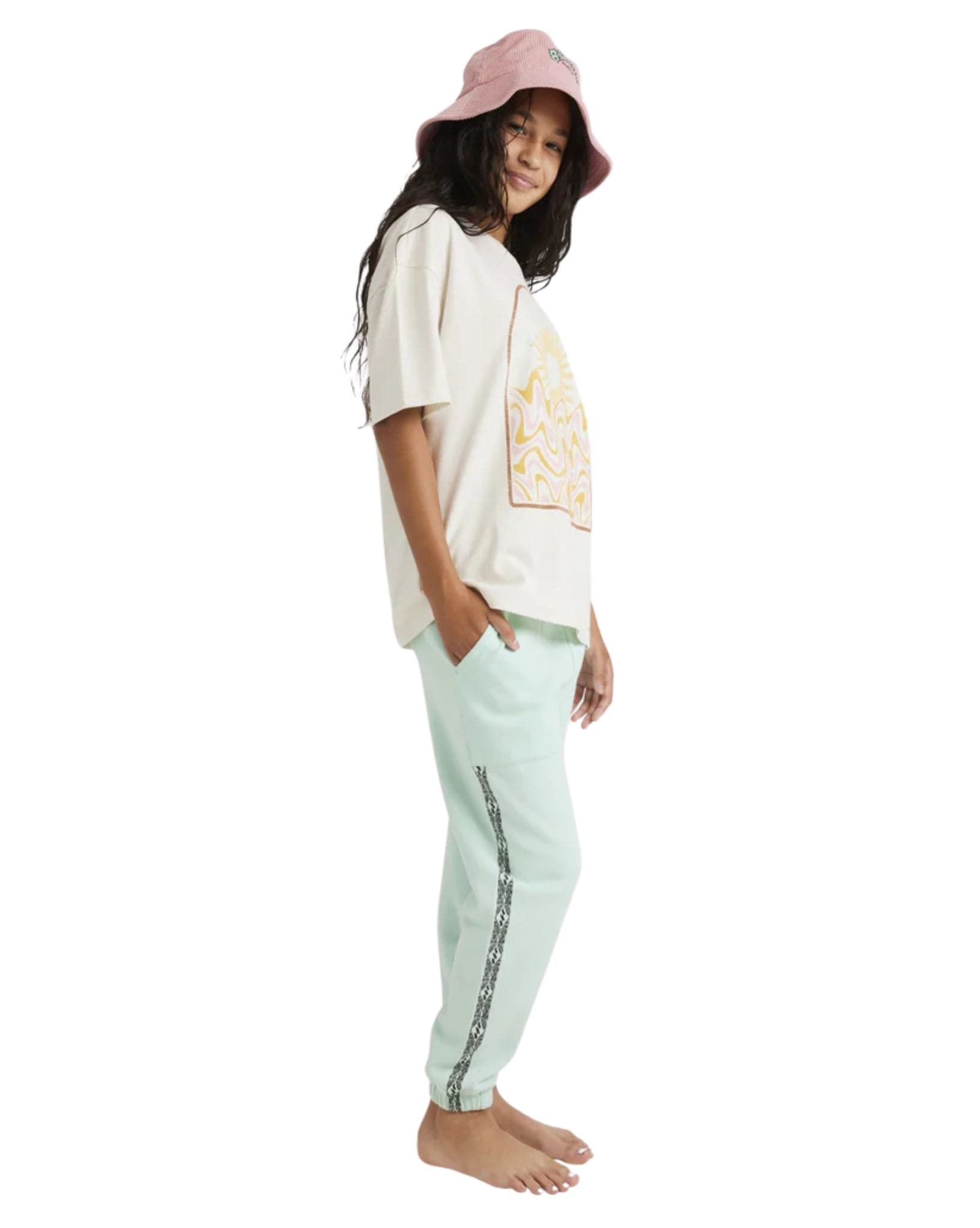 Billabong Girls Wave Of The Day Trackpant - Mint Chip