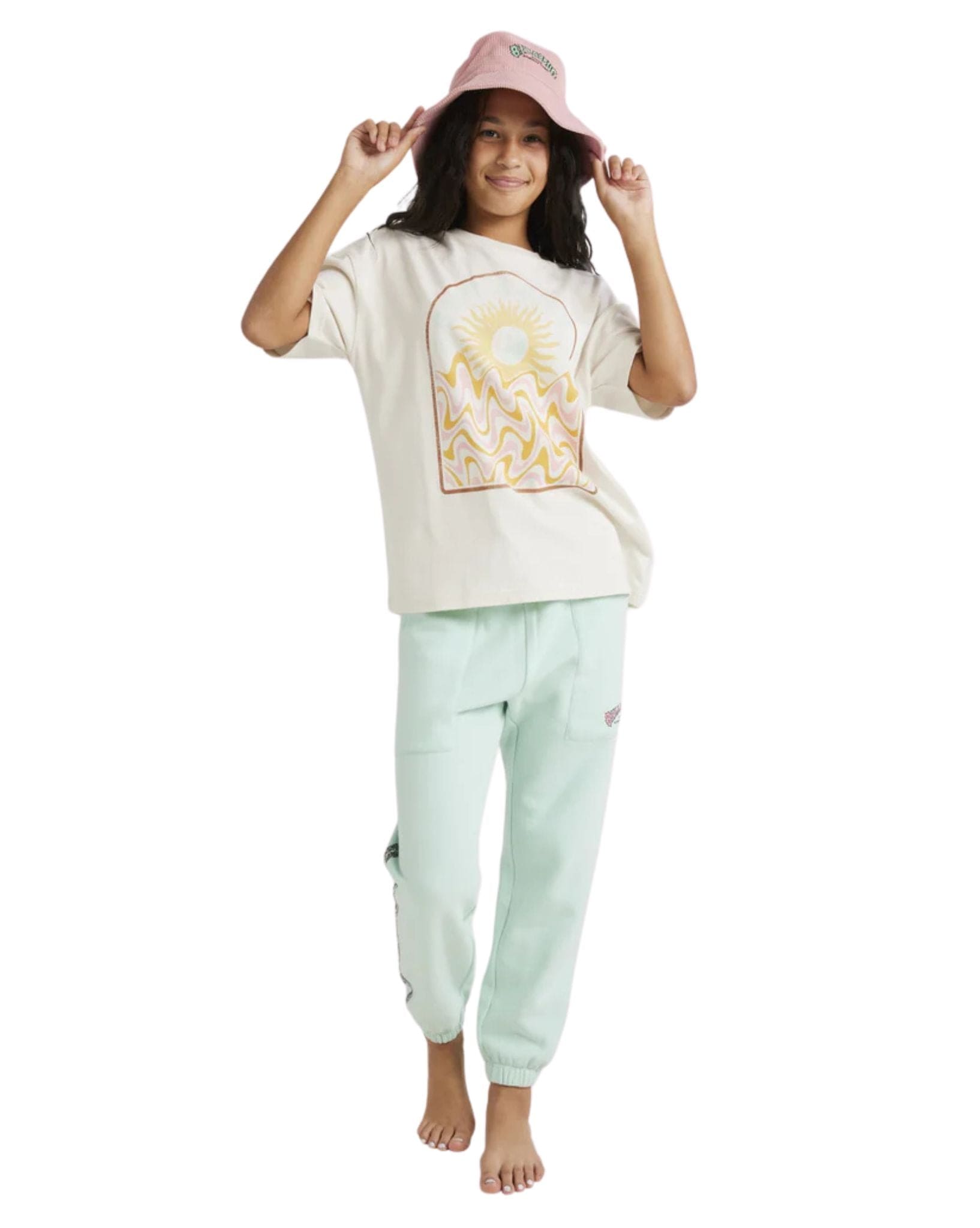 Billabong Girls Wave Of The Day Trackpant - Mint Chip