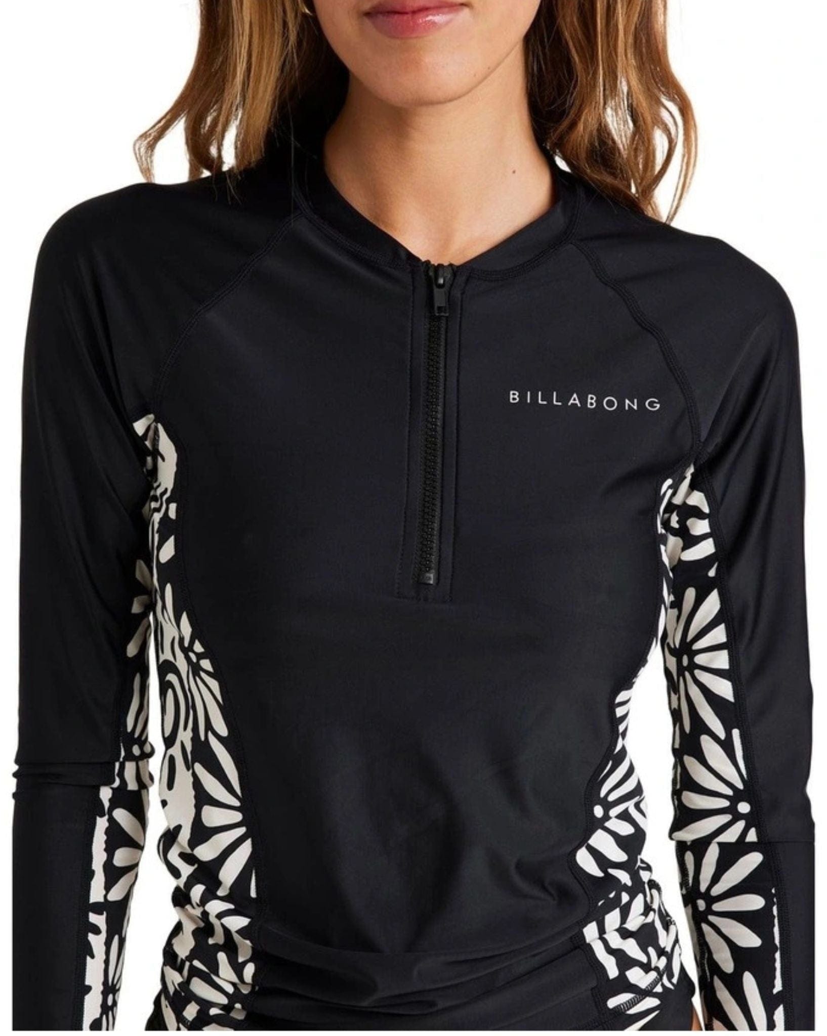 Billabong Happy Dance Reef Break Sunshirt - Black