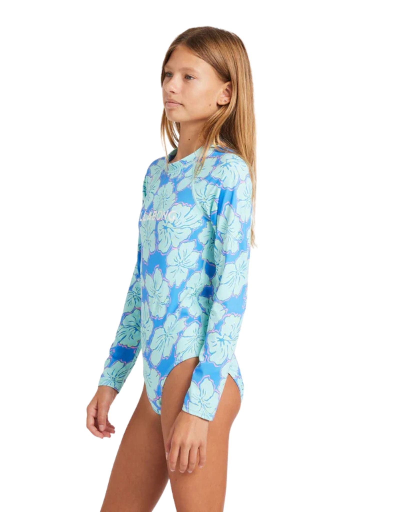 Billabong Happy Hibiscus Ls Bodysuit