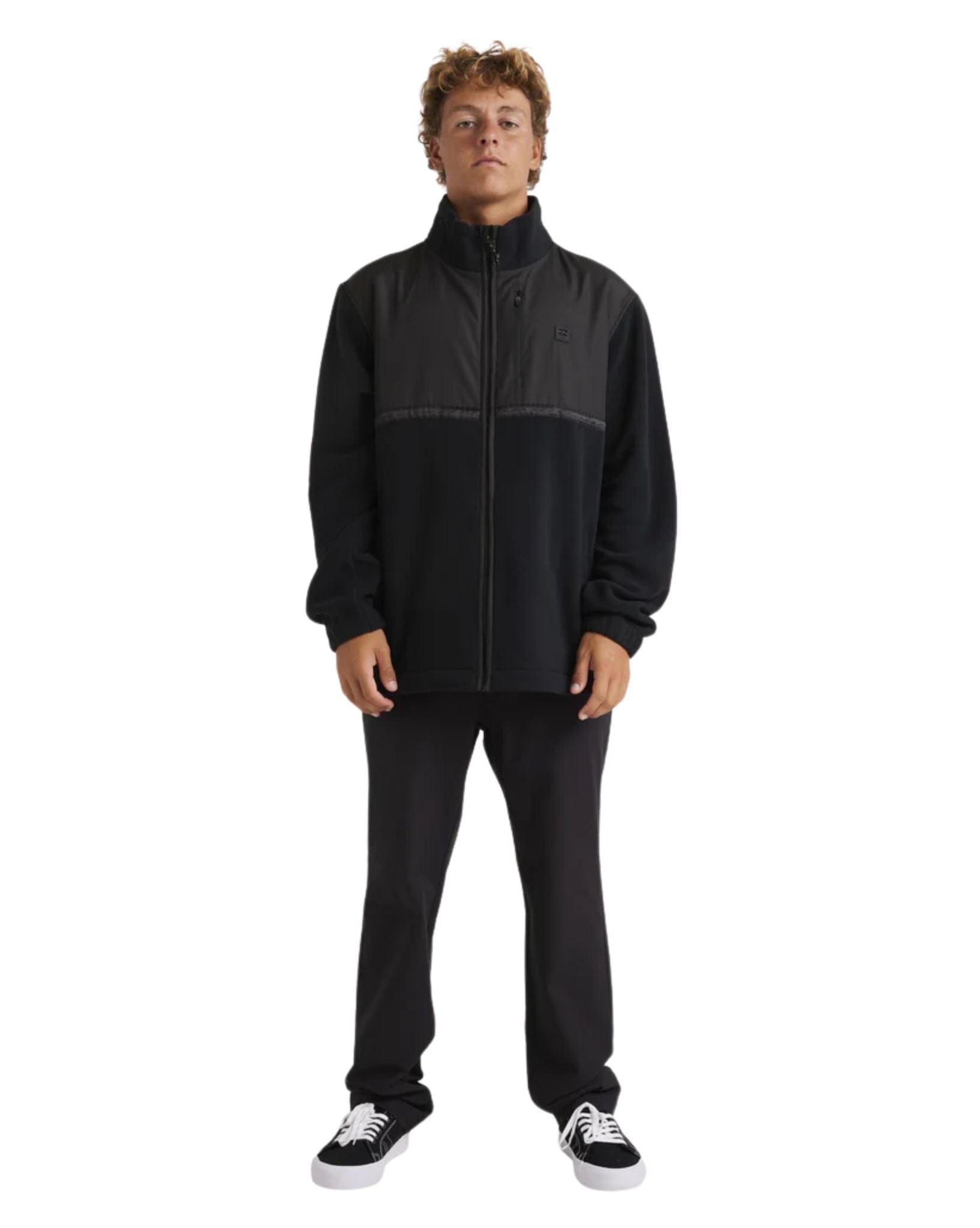 Billabong Mens Boundary Lite Mockneck - Black