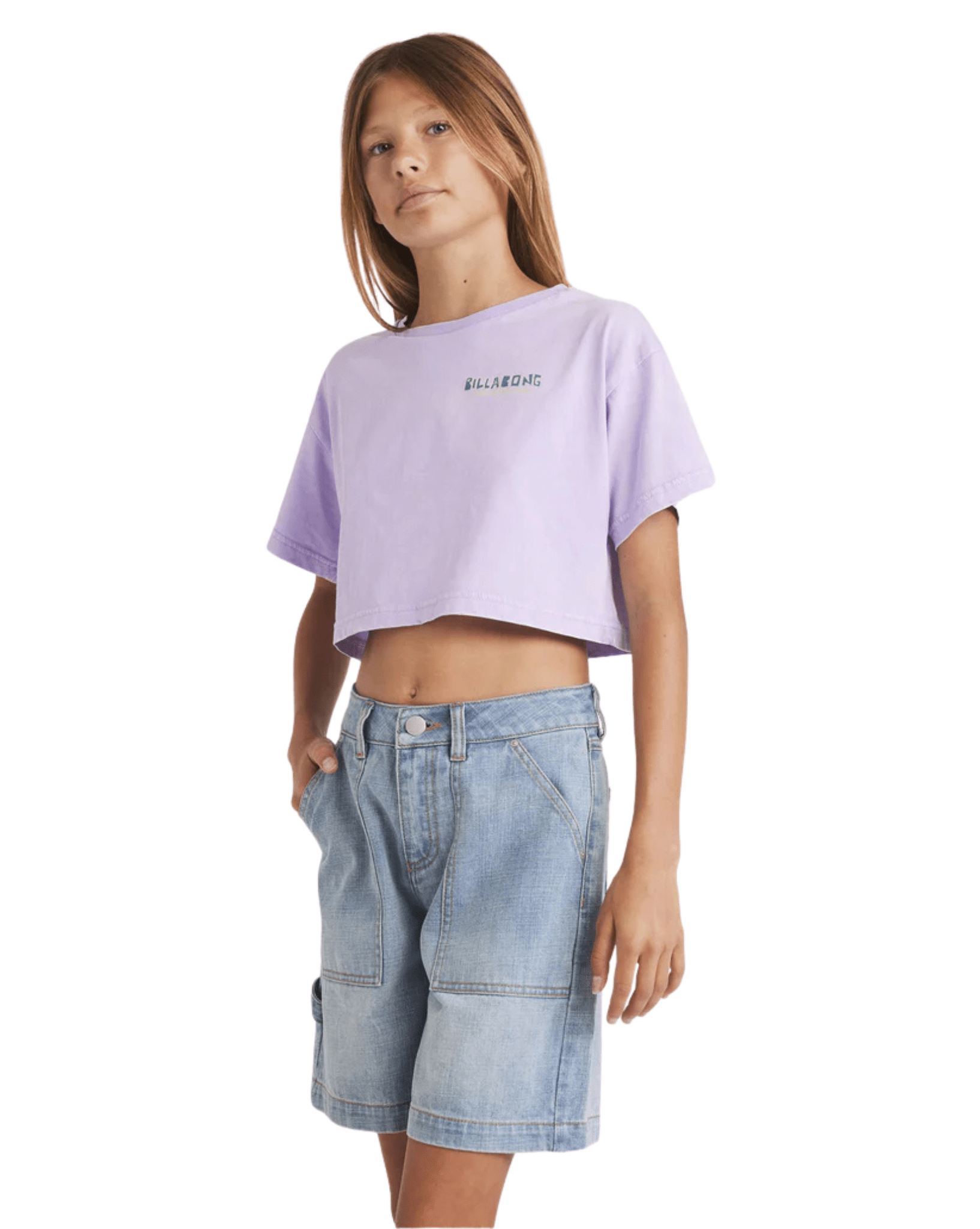 Billabong Mixing Vibes Crop Tee