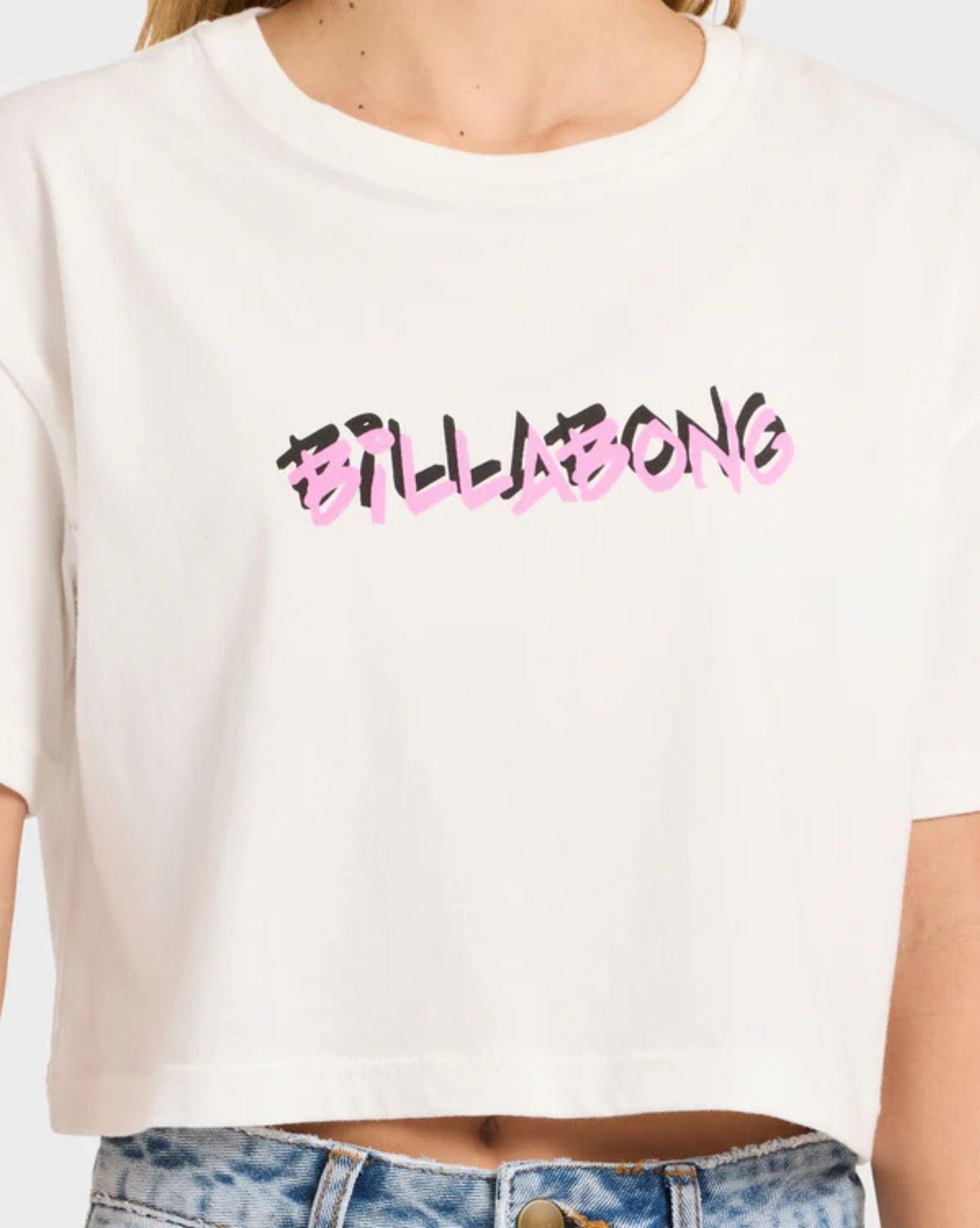 Billabong Say My Name Crop Tee