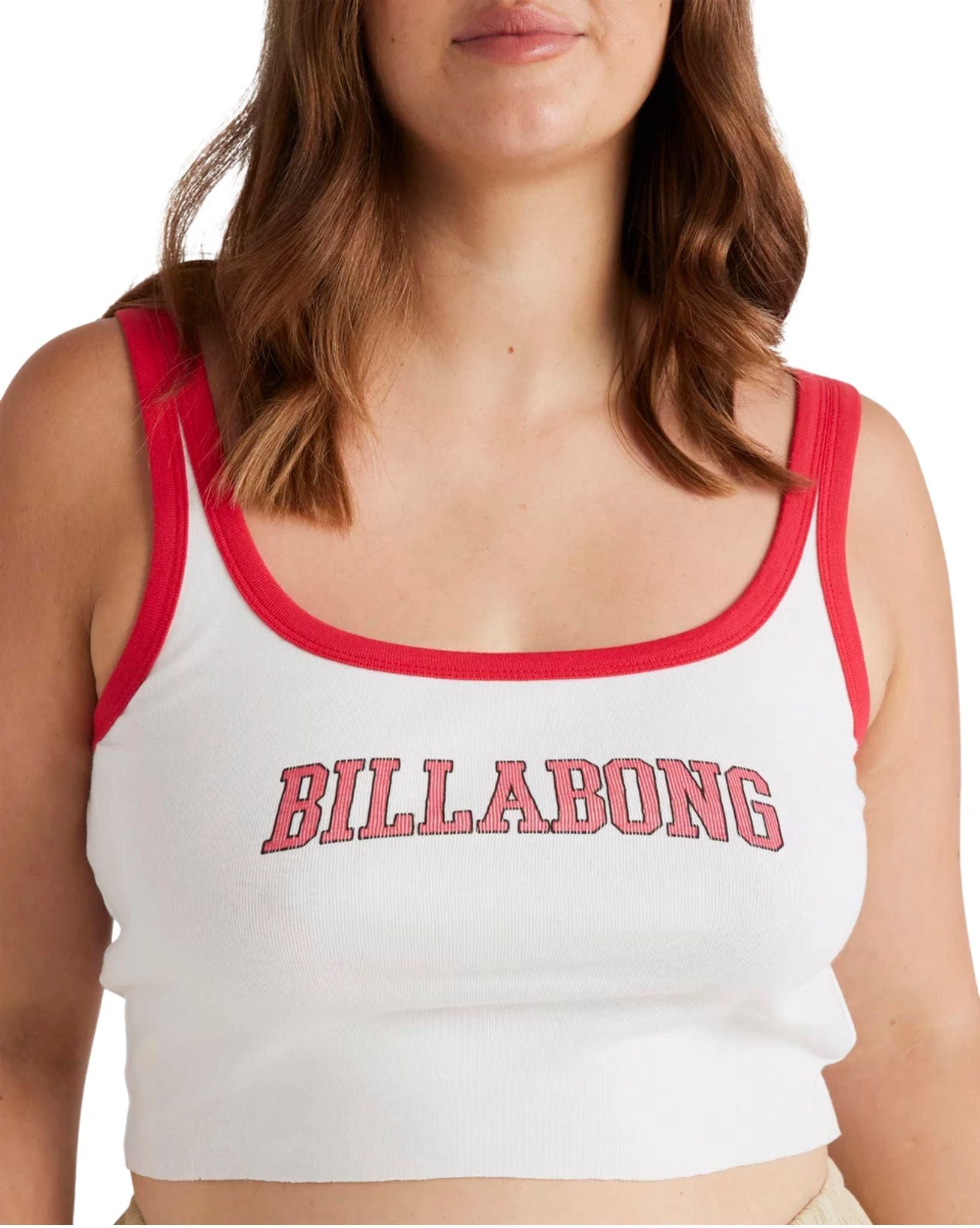 Billabong Womens Athletic Billa Tank Top - Salt Crystal