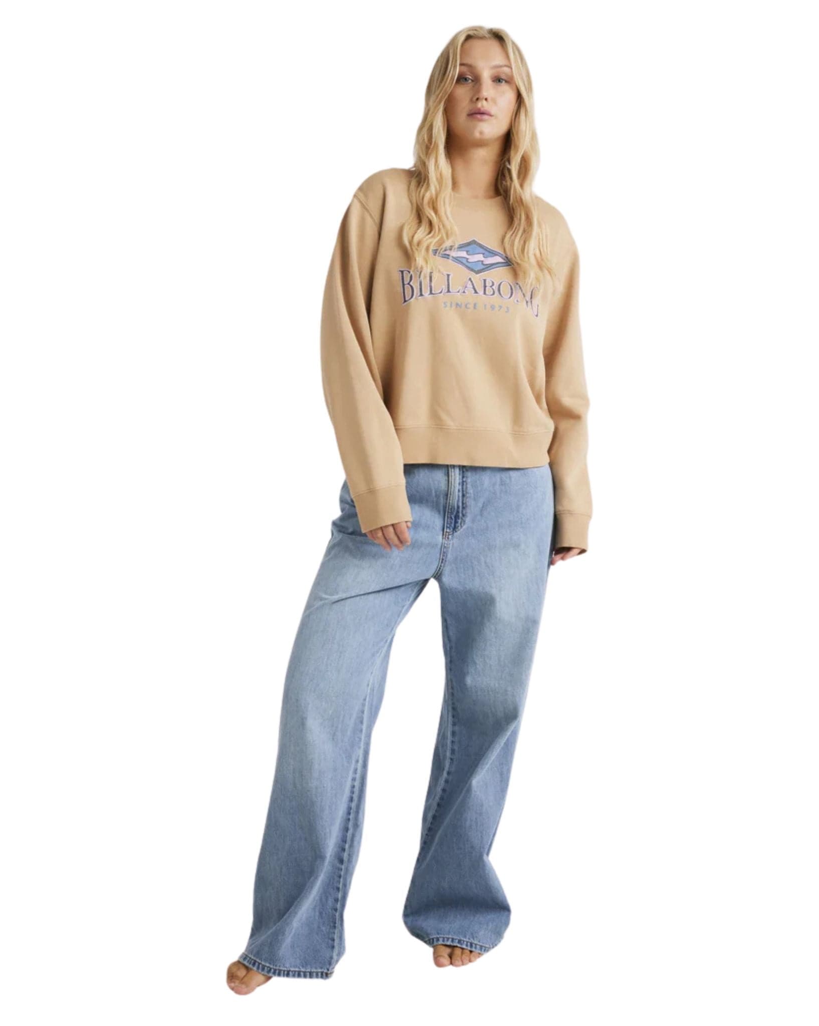 Billabong Womens Epic Days Crew - Khaki