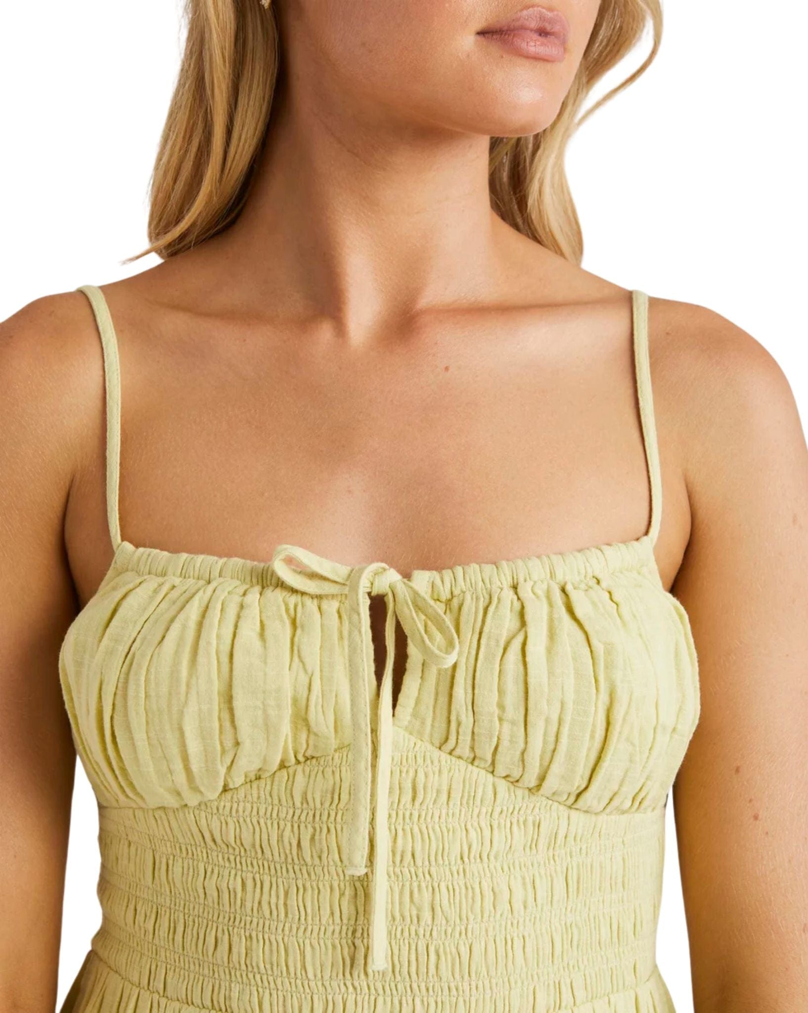 Billabong Womens High Noon Dress - Lime Zest