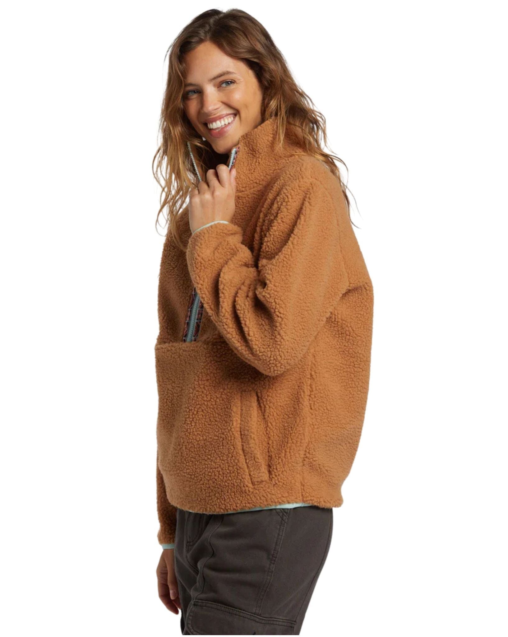 Billabong Womens Horizon Mock Neck Fleece