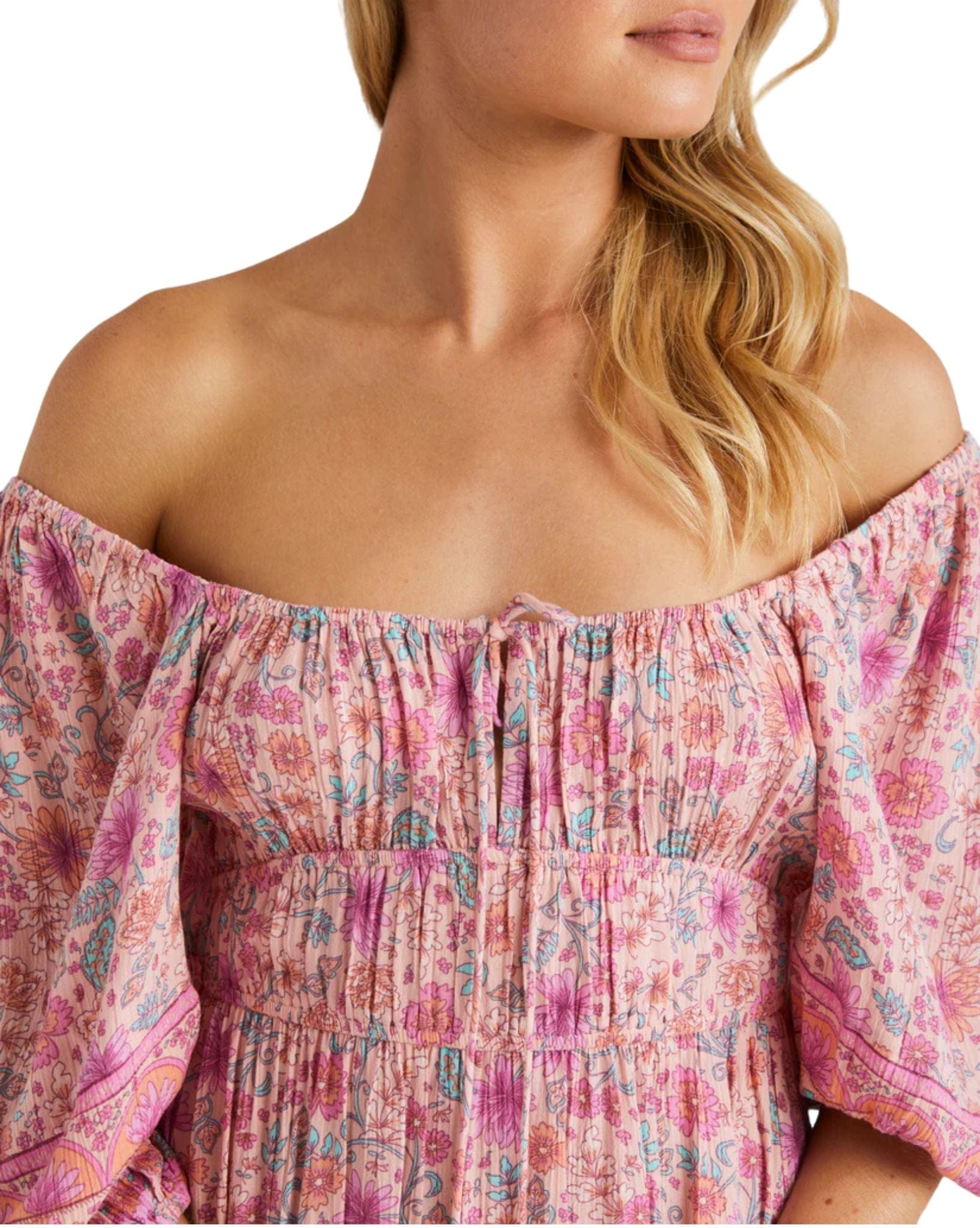 Billabong Womens La Plage Dress - Pink