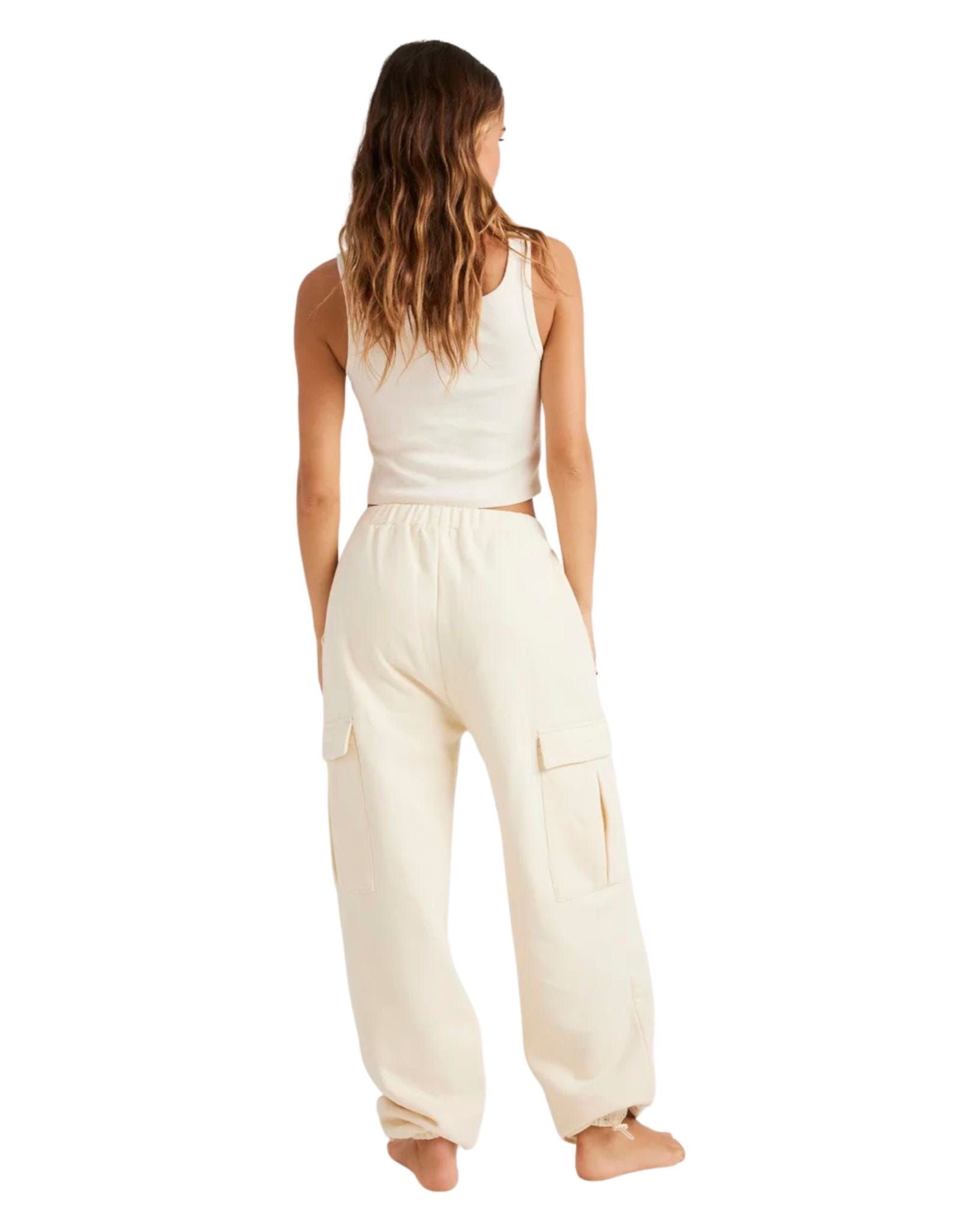 Billabong Womens Lucky You Trackpant - Salt Crystal