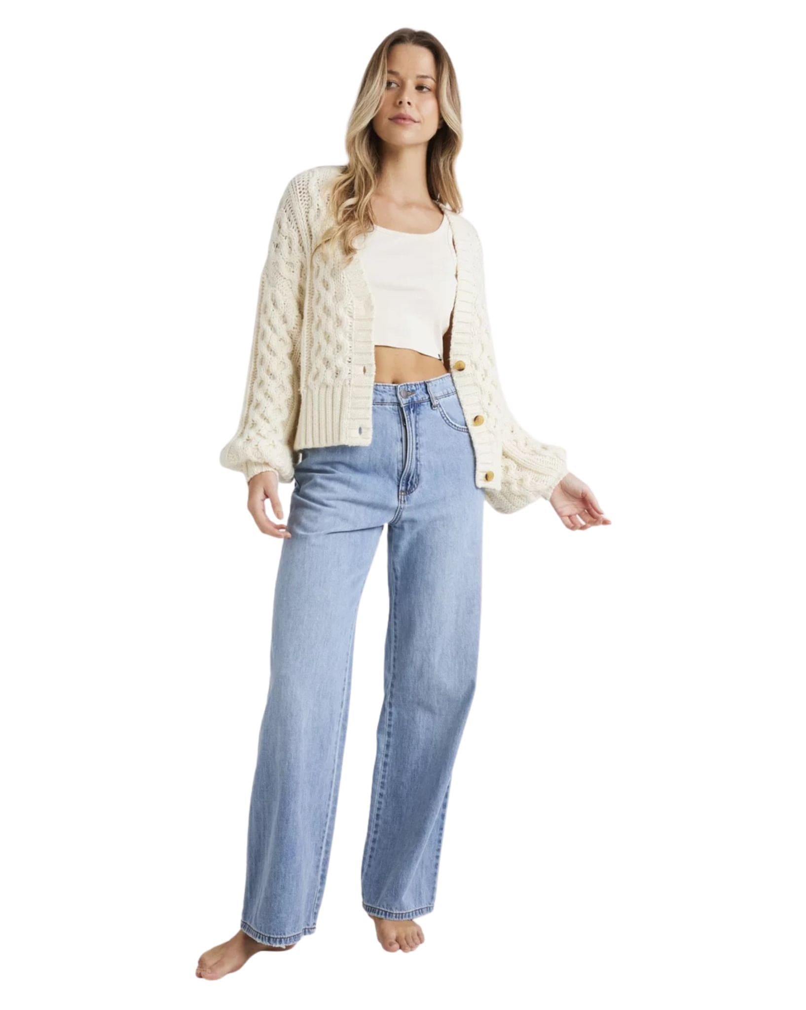 Billabong Womens Montana Cardigan - Salt Crystal