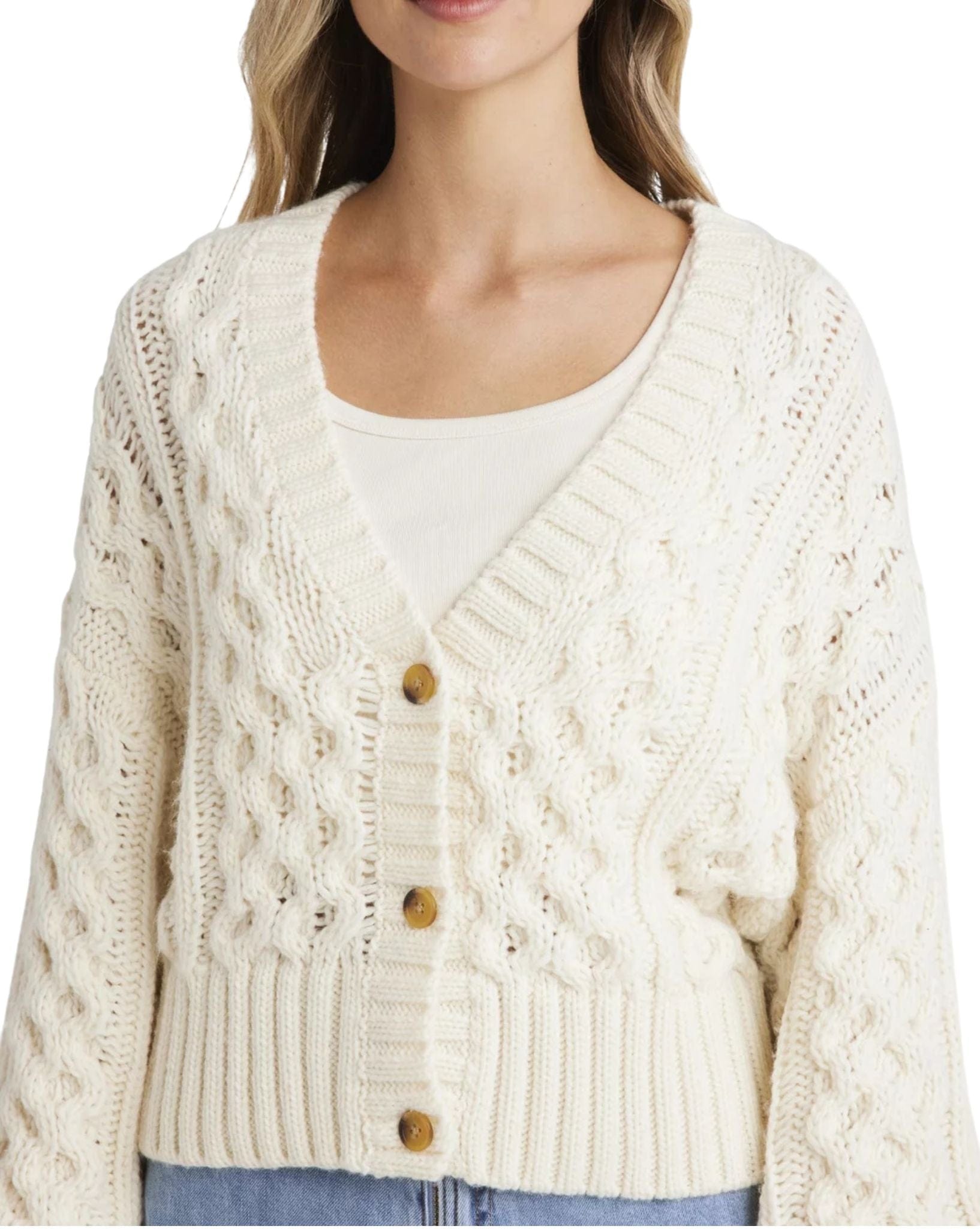 Billabong Womens Montana Cardigan - Salt Crystal