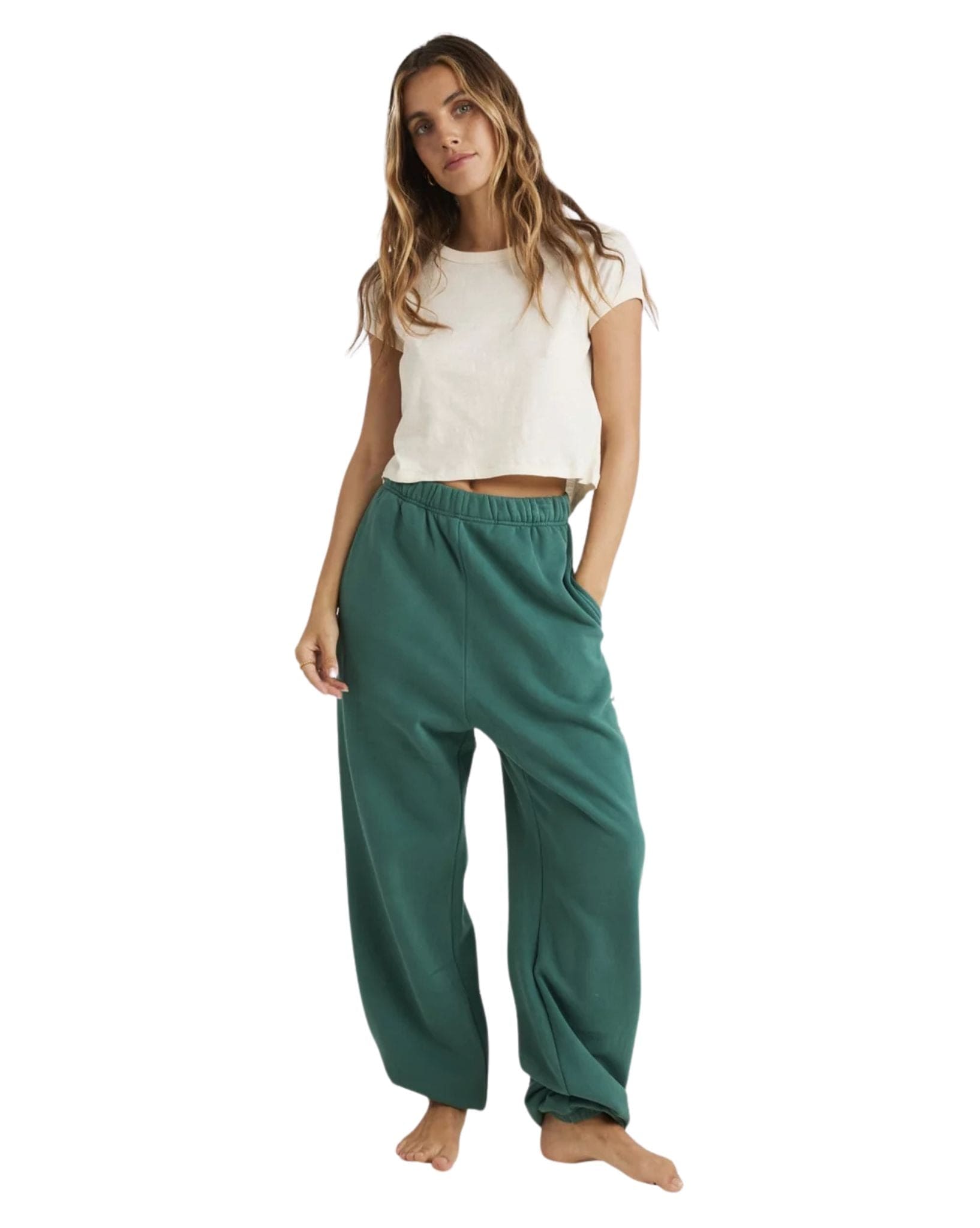 Billabong Womens Revival Trackpant - Green