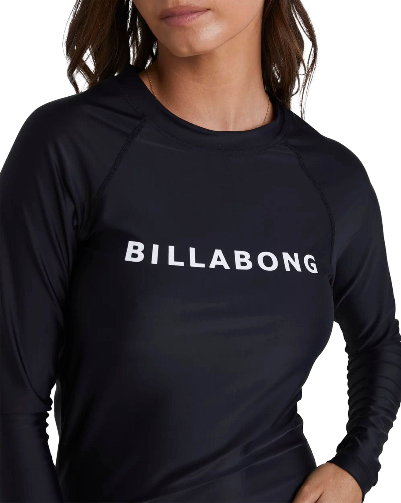 Billabong Womens Society Long Sleeve Sunshirt - Black