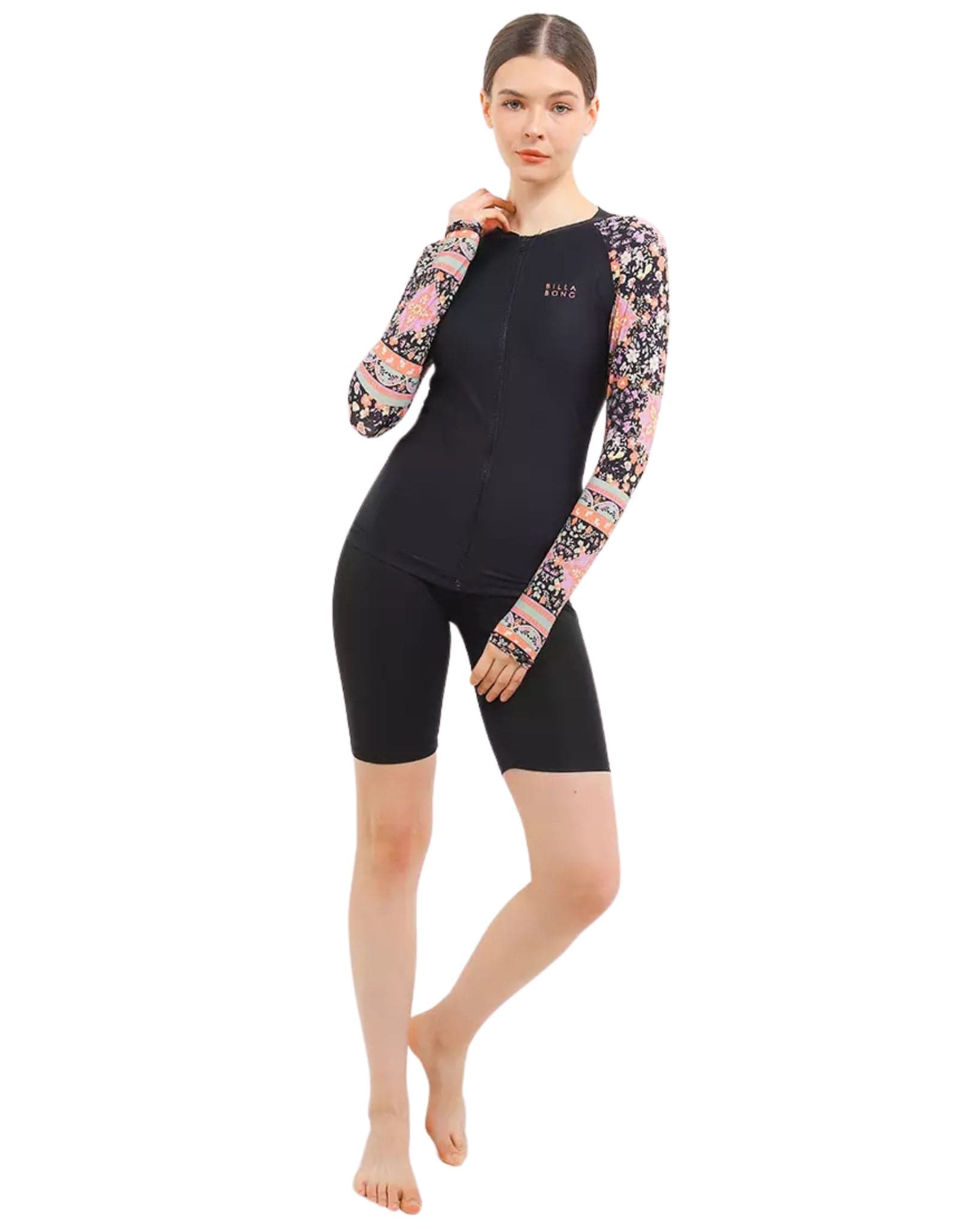 Billabong Womens Sunrise Coast Pipa Sunshirt - Black