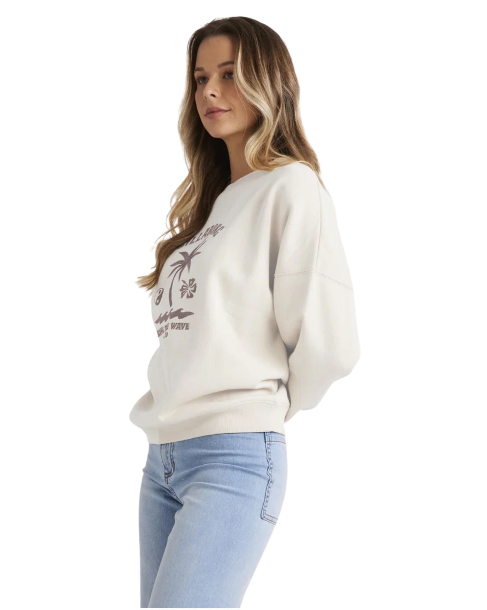 Billabong Womens Surf Club Venice Crew - Salt Crystal