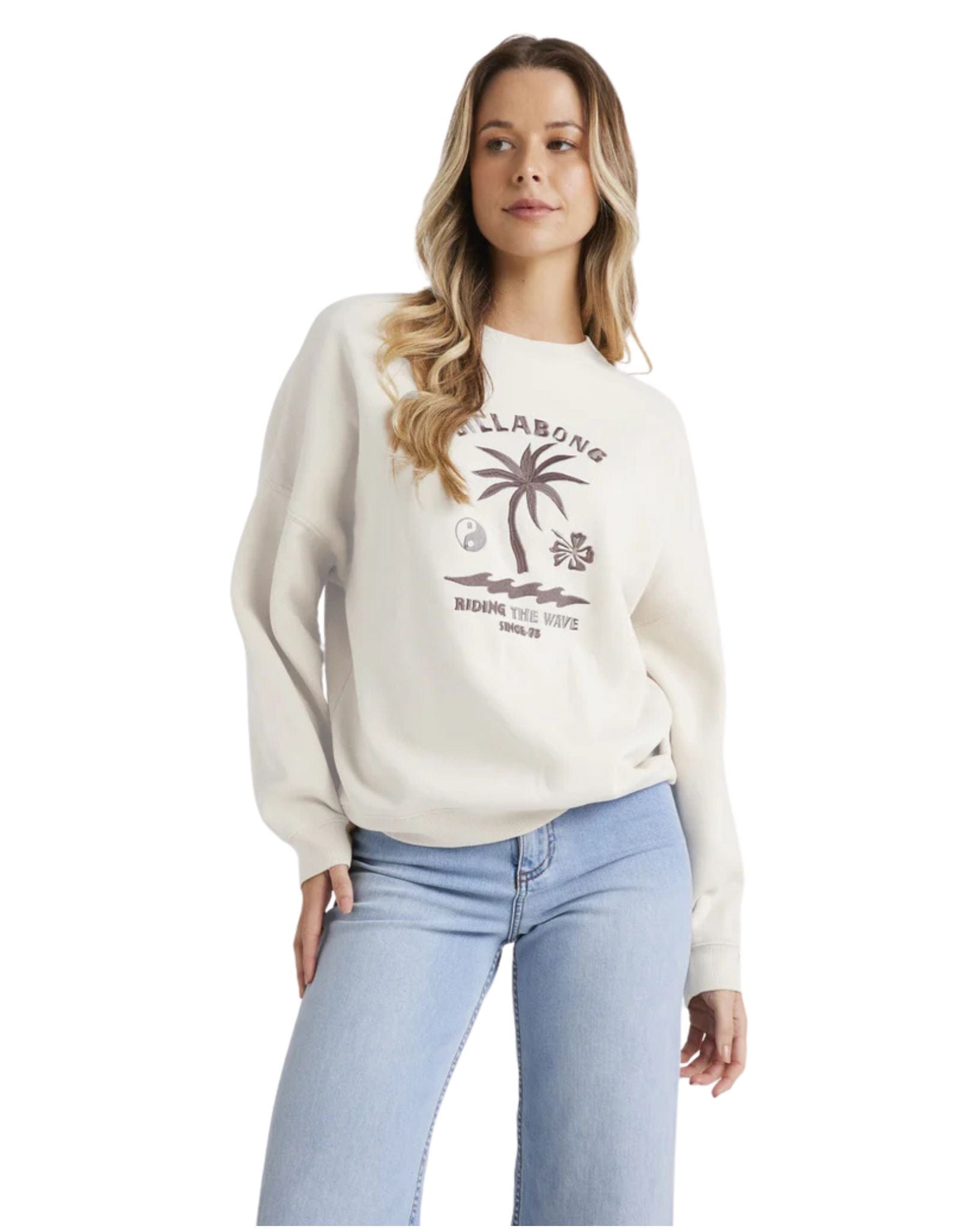 Billabong Womens Surf Club Venice Crew - Salt Crystal