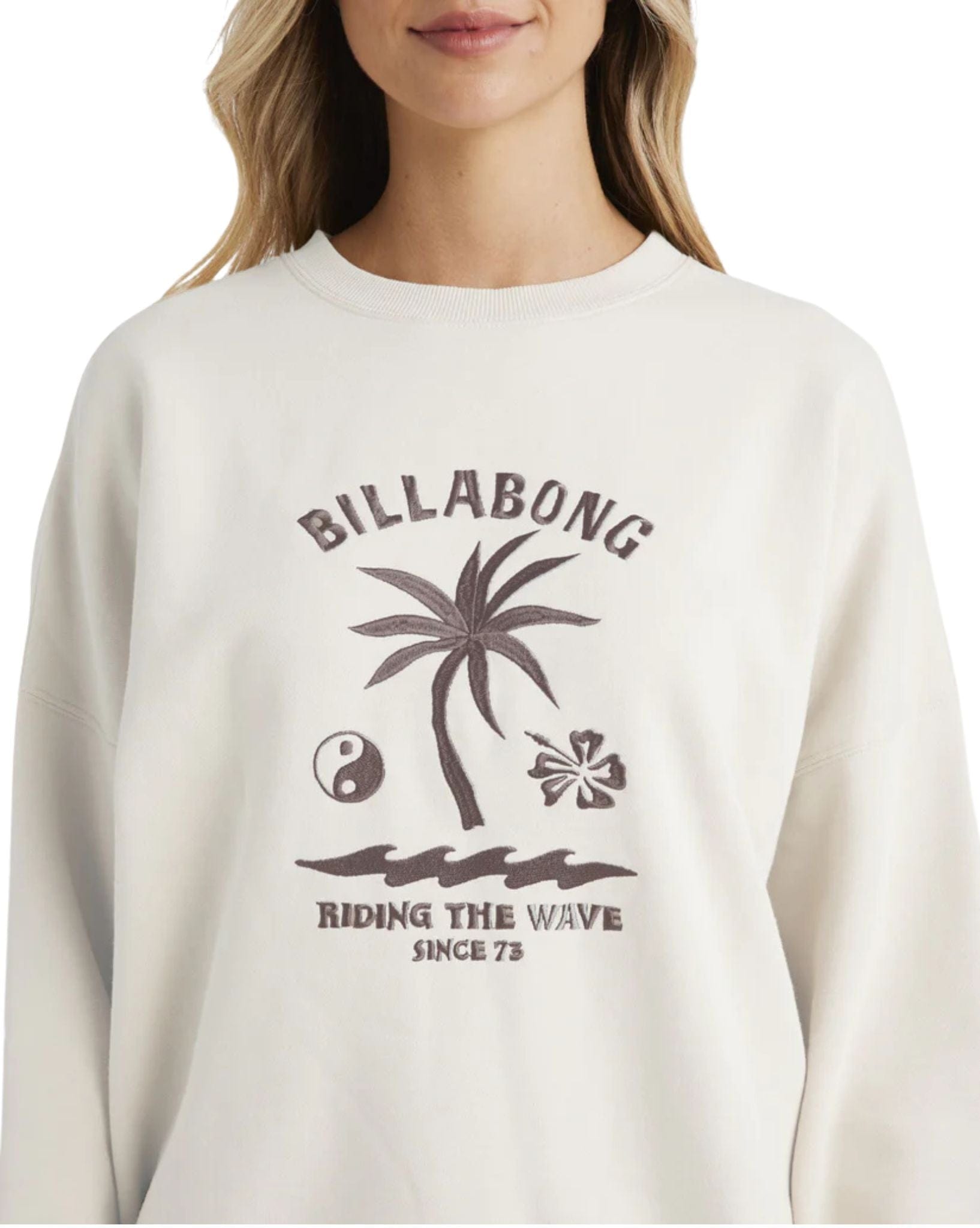 Billabong Womens Surf Club Venice Crew - Salt Crystal