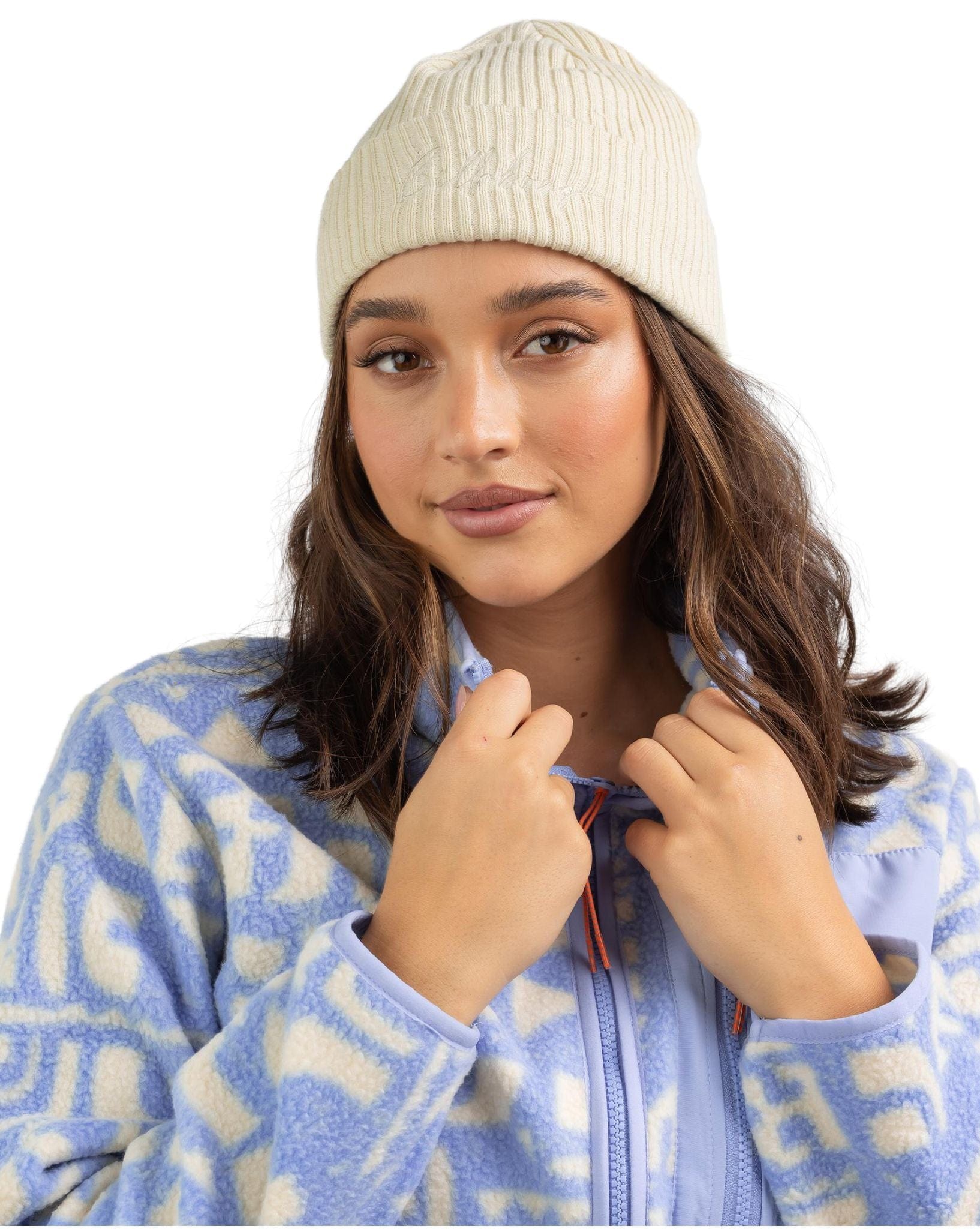 Billabong Womens Vital Beanie - Antique White