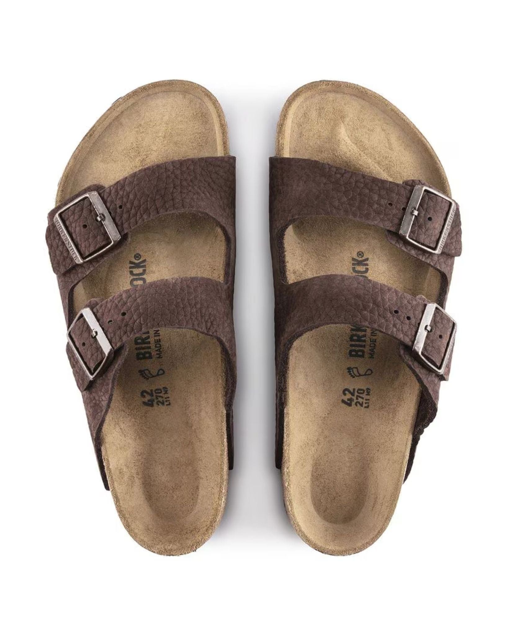 Birkenstock Arizona Nubuck Leather Regular - DB Roast