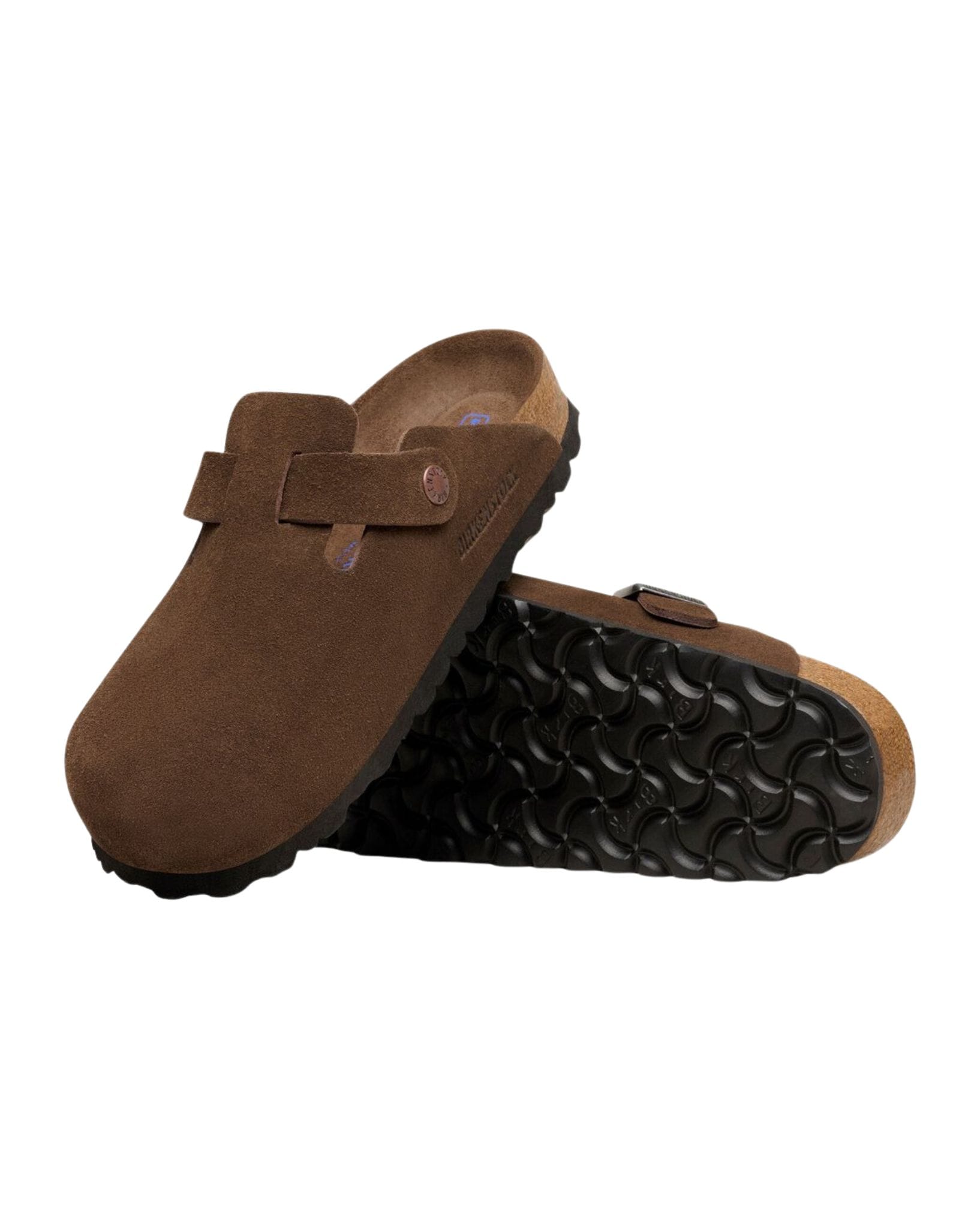 Birkenstock Boston SFB Carafe Tonal Footbed Suede Leather - Narrow