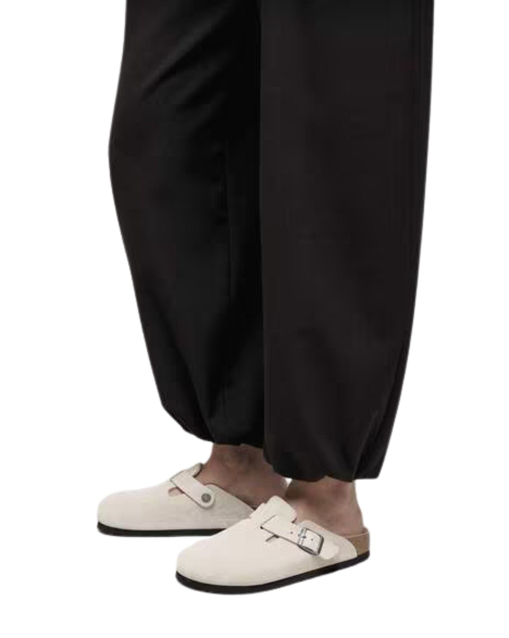 Birkenstock Boston SFB Oyster Tonal Suede Leather Narrow