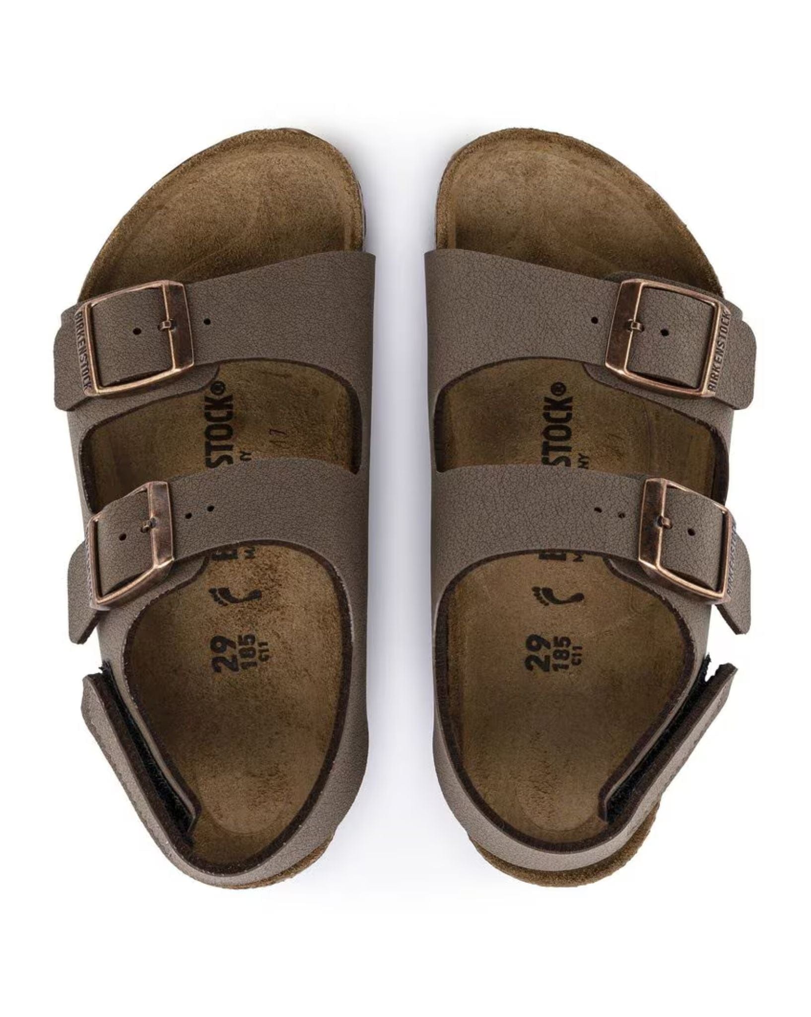 Birkenstock Kids Milano Birkibuc Narrow - Mocha