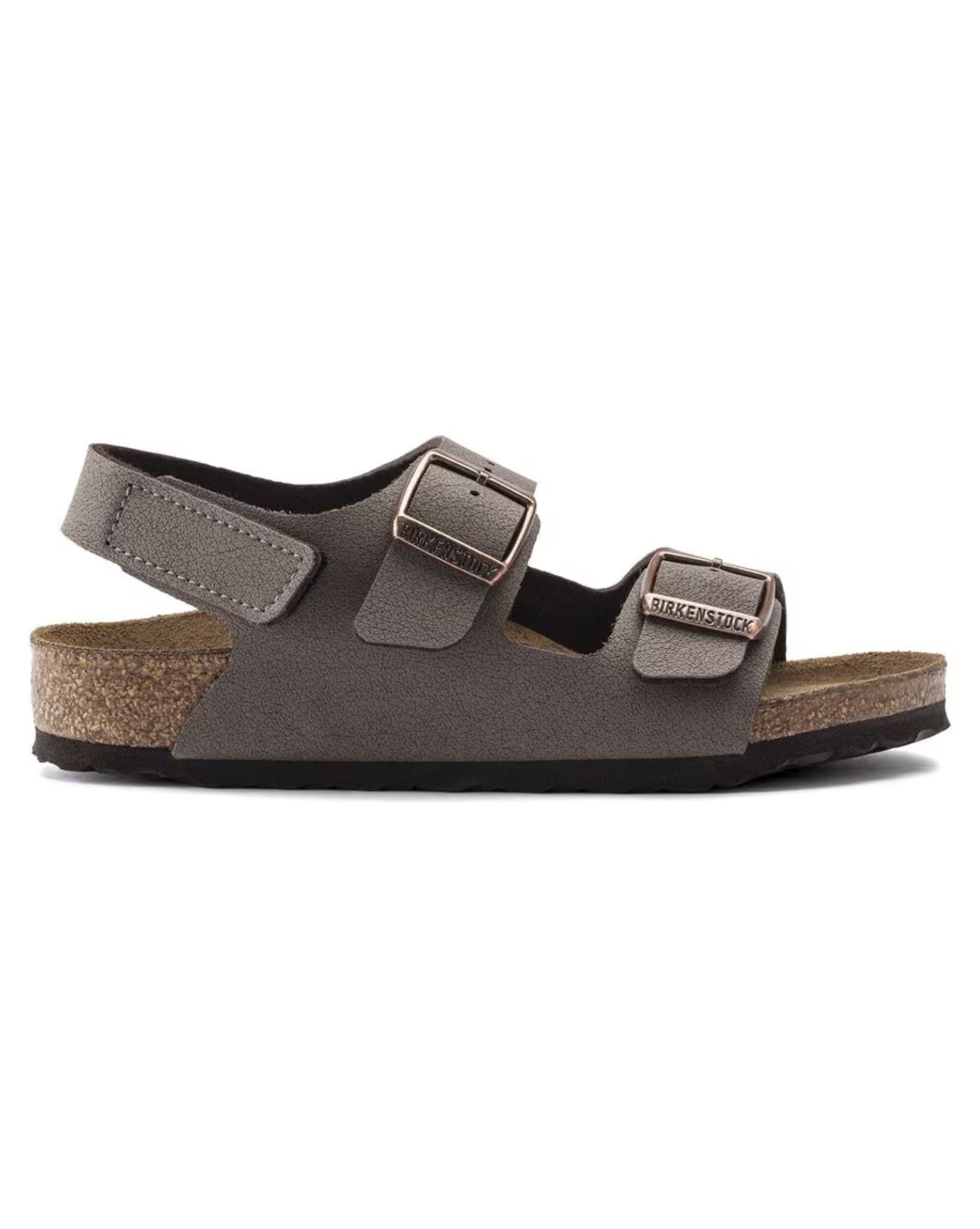 Birkenstock Kids Milano Birkibuc Narrow - Mocha
