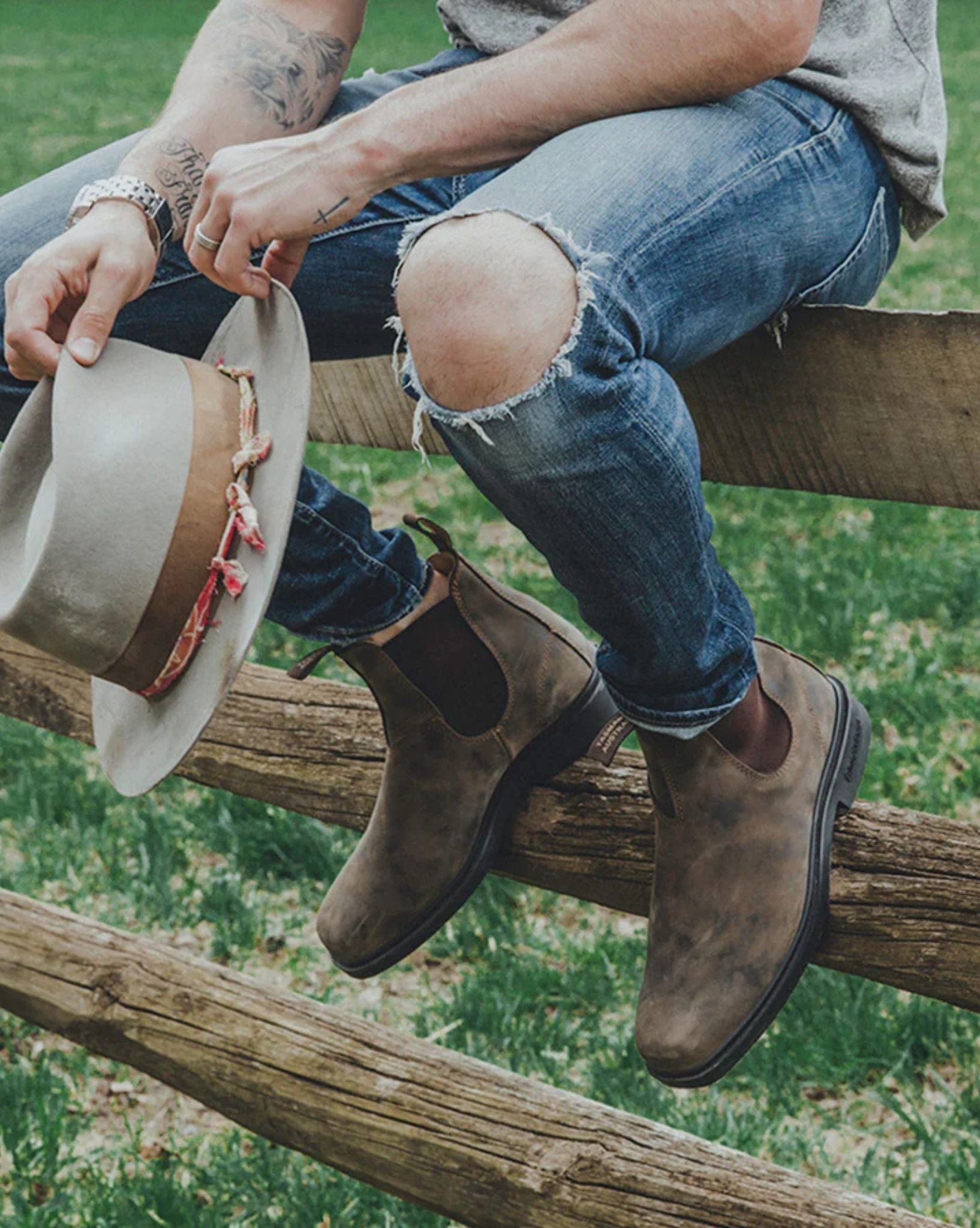 Blundstone 1306 Chelsea Elastic Sided Dress Boots