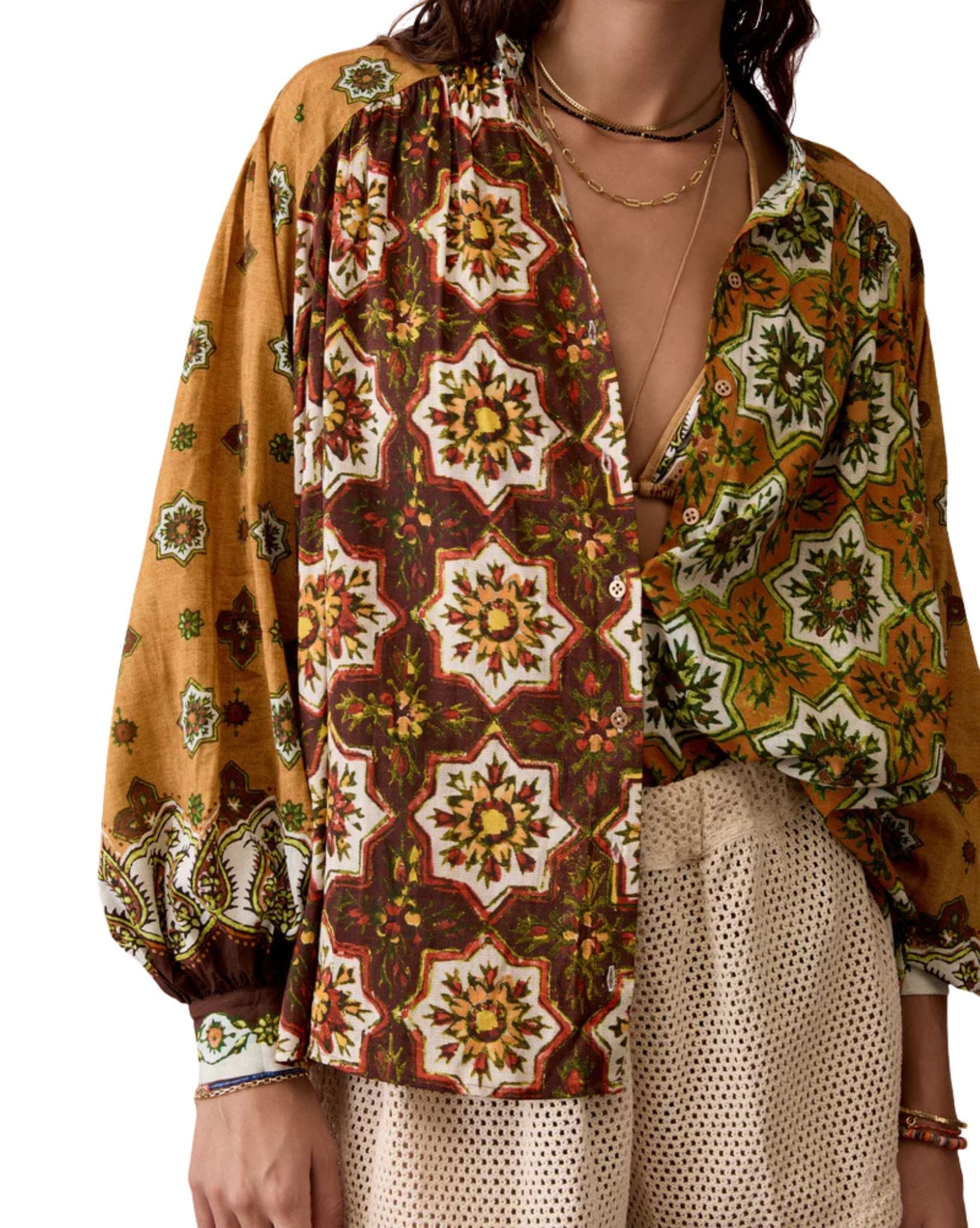 Boteh Alhambra Swing Blouse