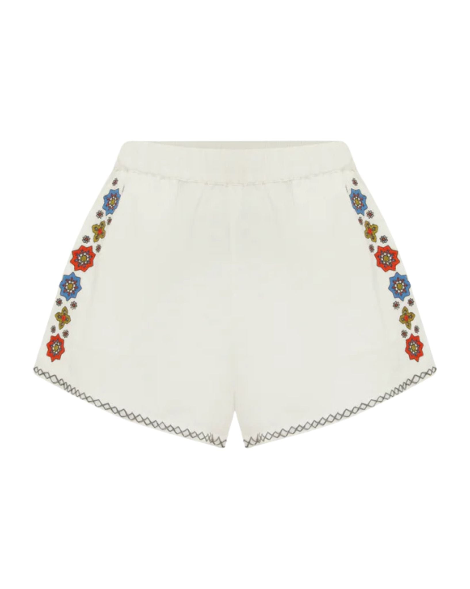 Boteh Castela Embroidered Short