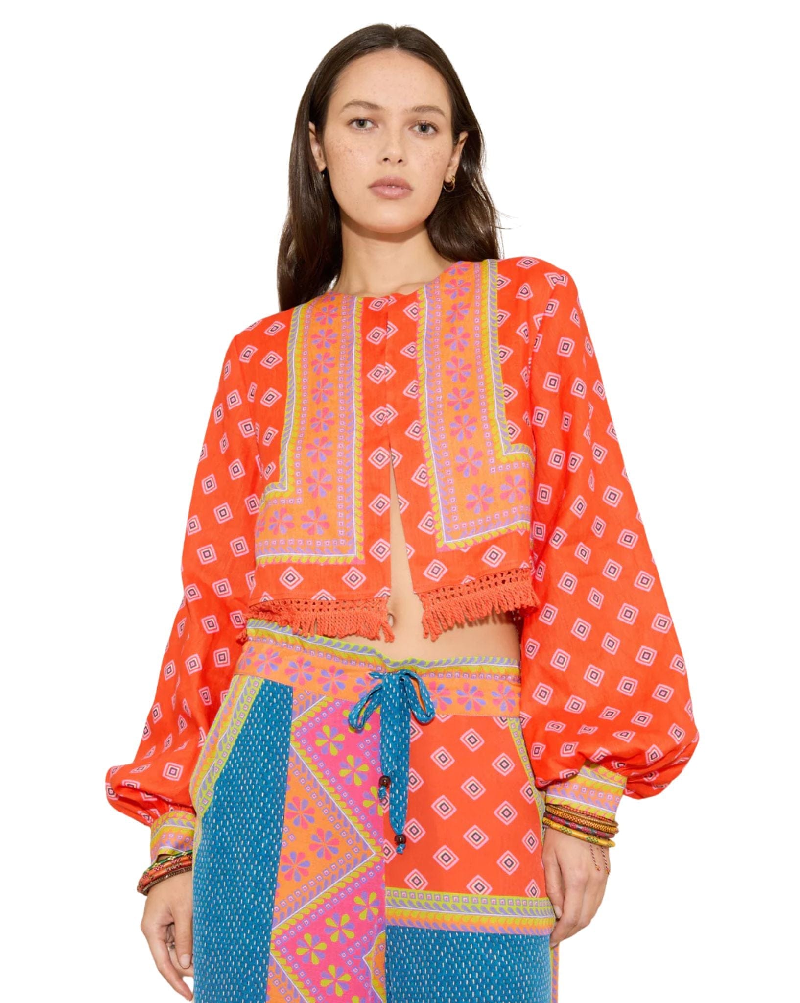 Boteh Rani Fringe Jacket