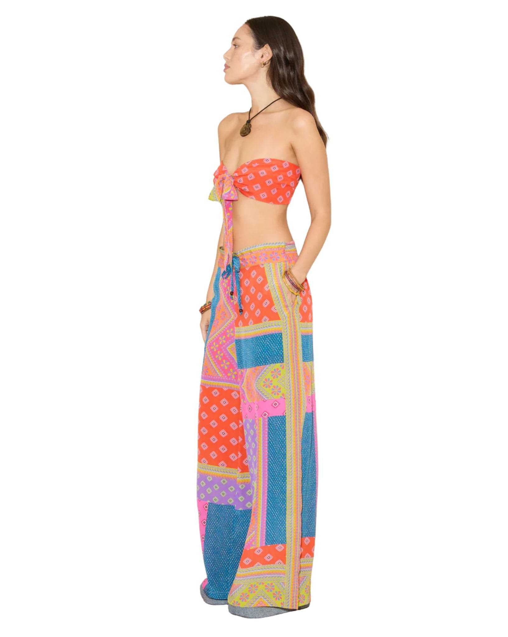 Boteh Rani Silk Wide Leg Pant