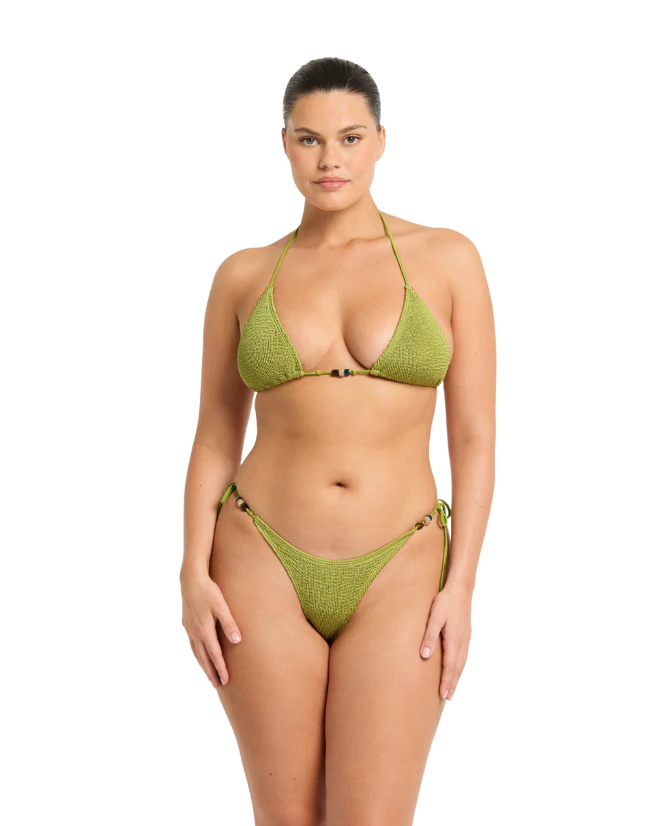 Bound Beaded Ingrid Triangle Bikini