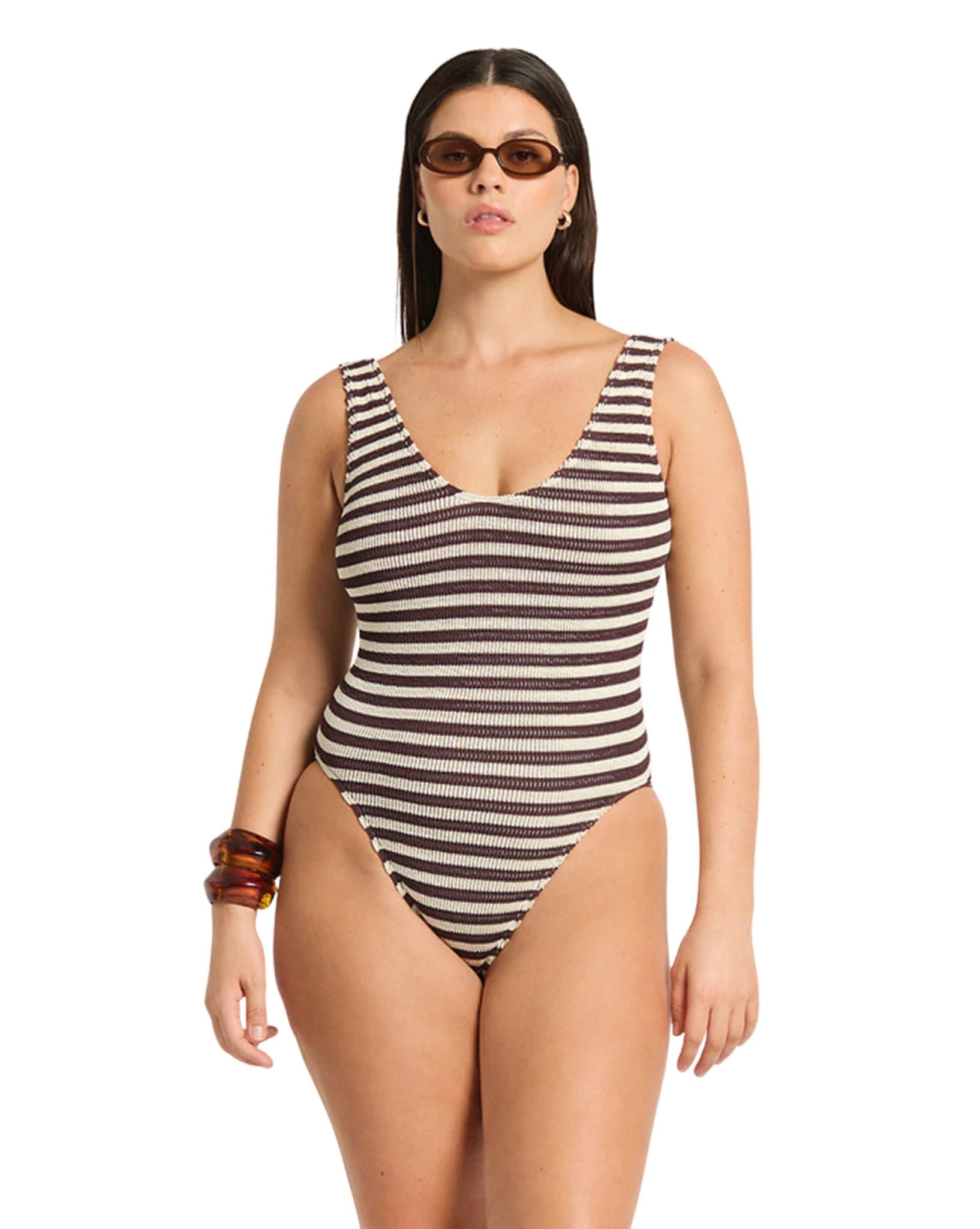 Bound Mara One Piece Dot Stripe