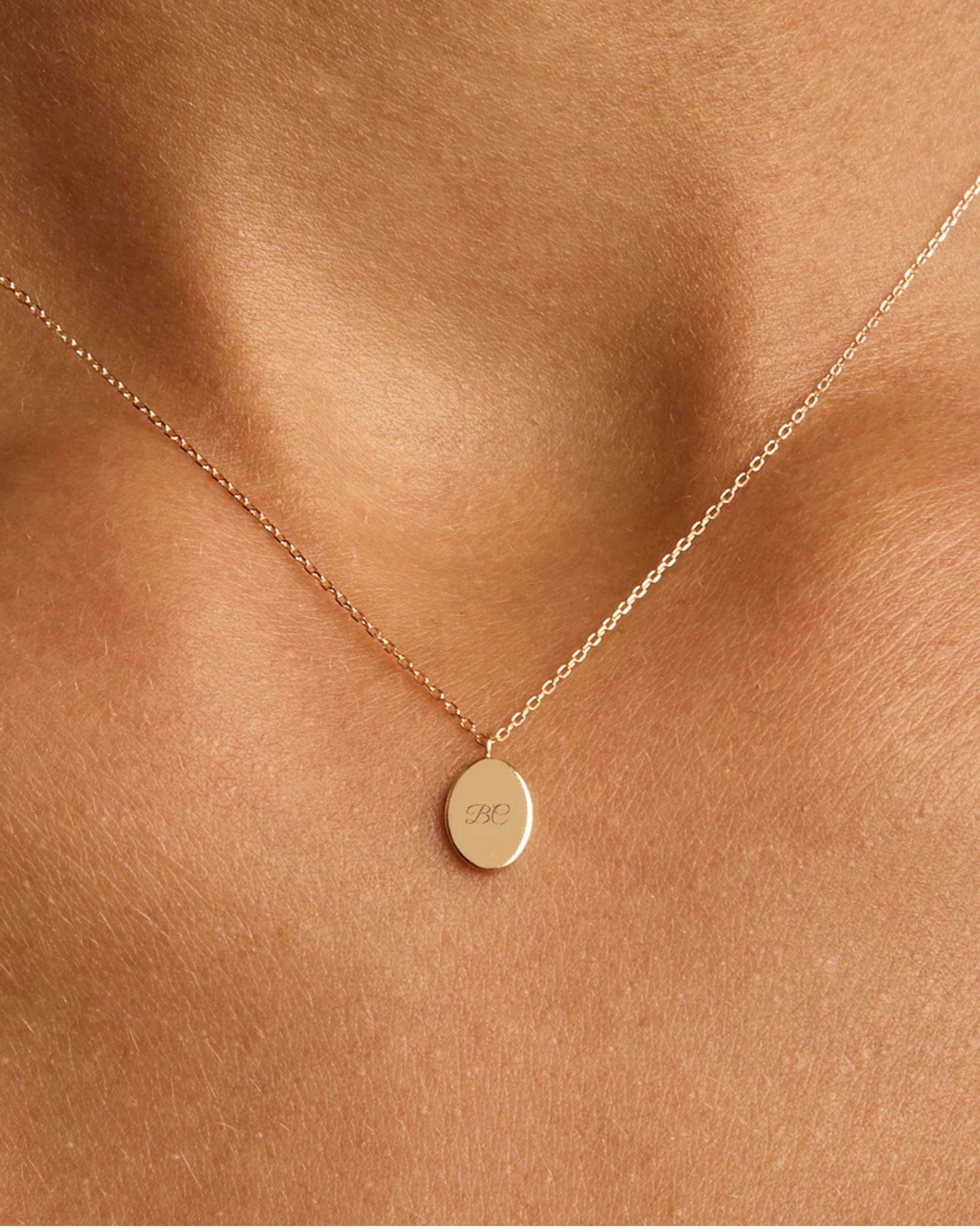 By Charlotte 14k Solid Gold Shine Your Light Diamond Necklace