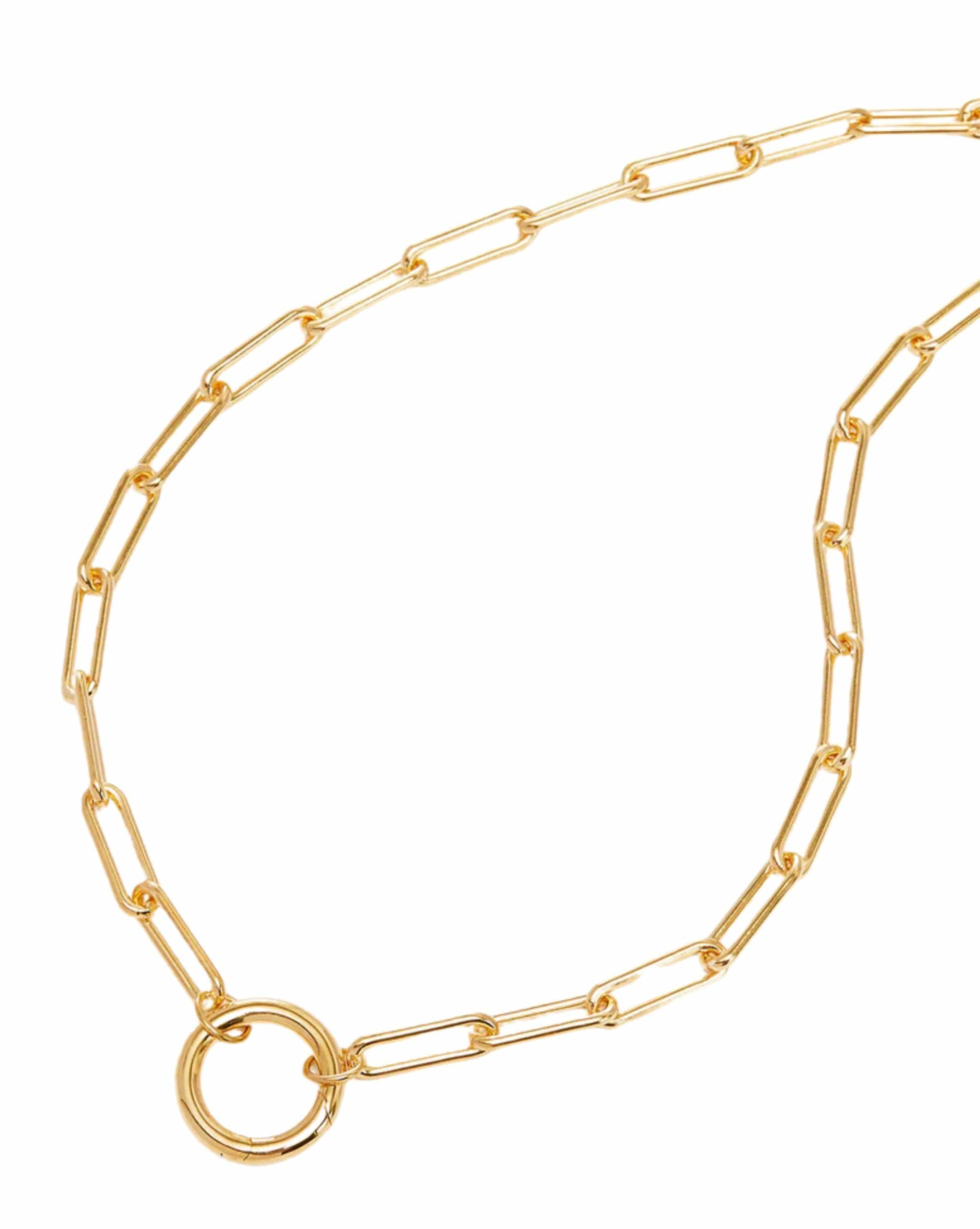 By Charlotte 18" Gold With Love Annex Link Necklace
