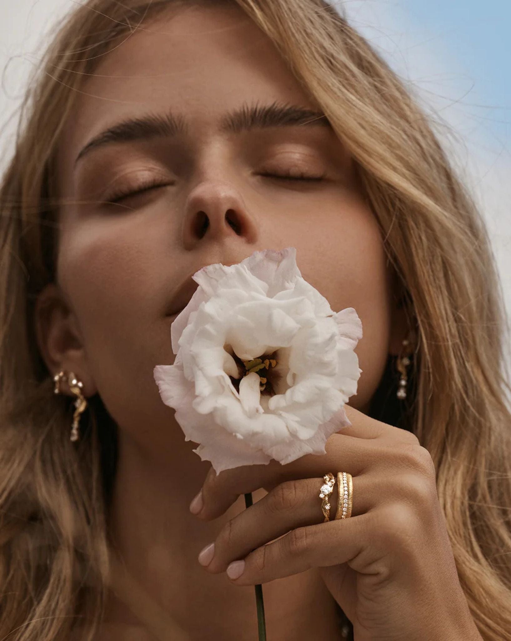 By Charlotte 18k Gold Vermeil Begin Again Band Ring