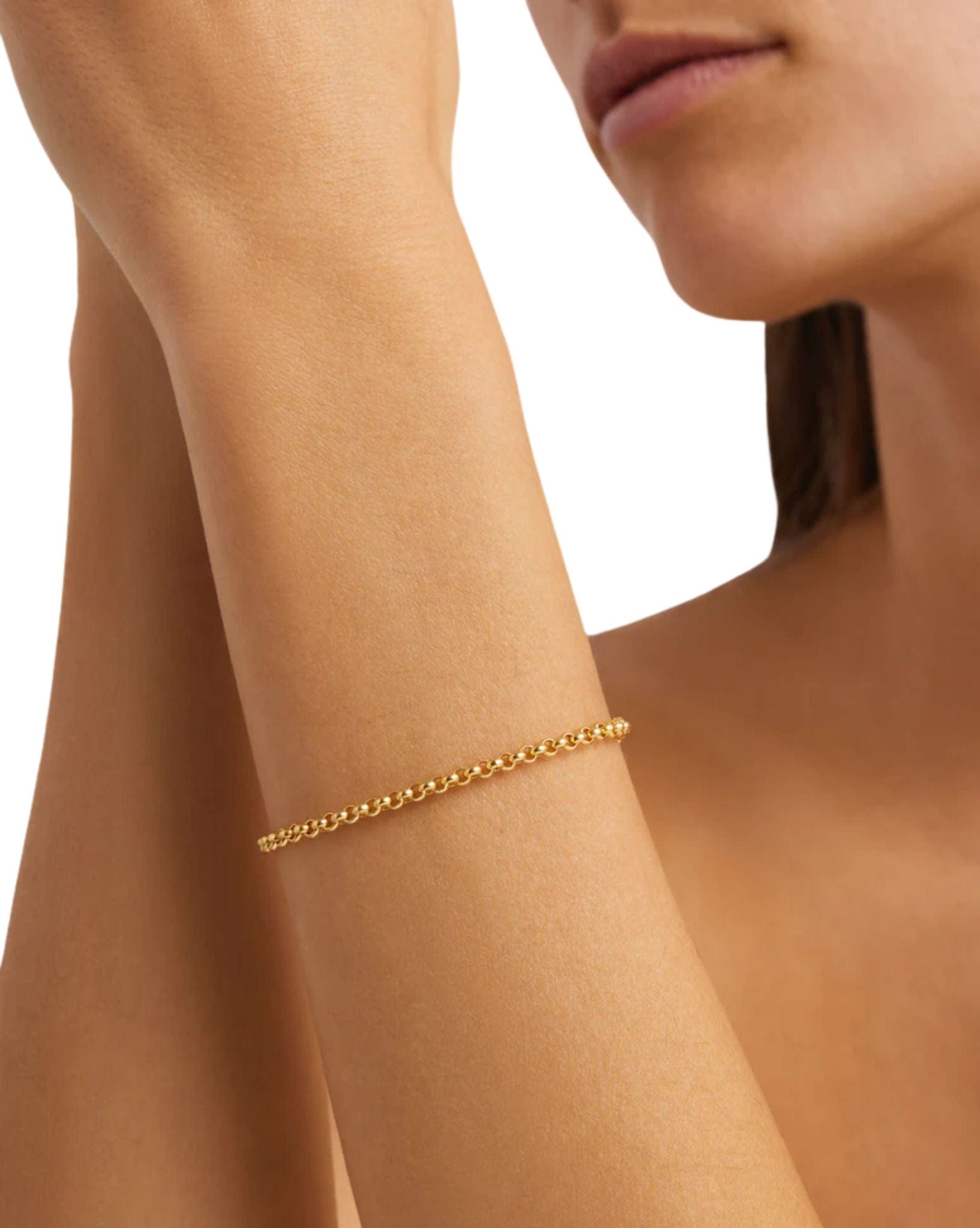 By Charlotte 18k Gold Vermeil Belcher Chain Bracelet