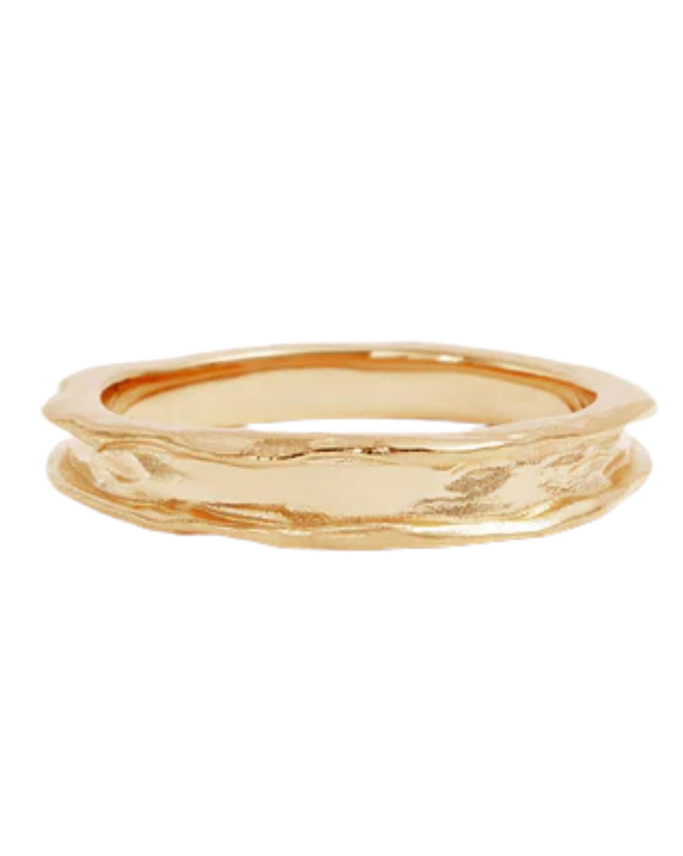 By Charlotte 18k Gold Vermeil Beneath the Sea Ring