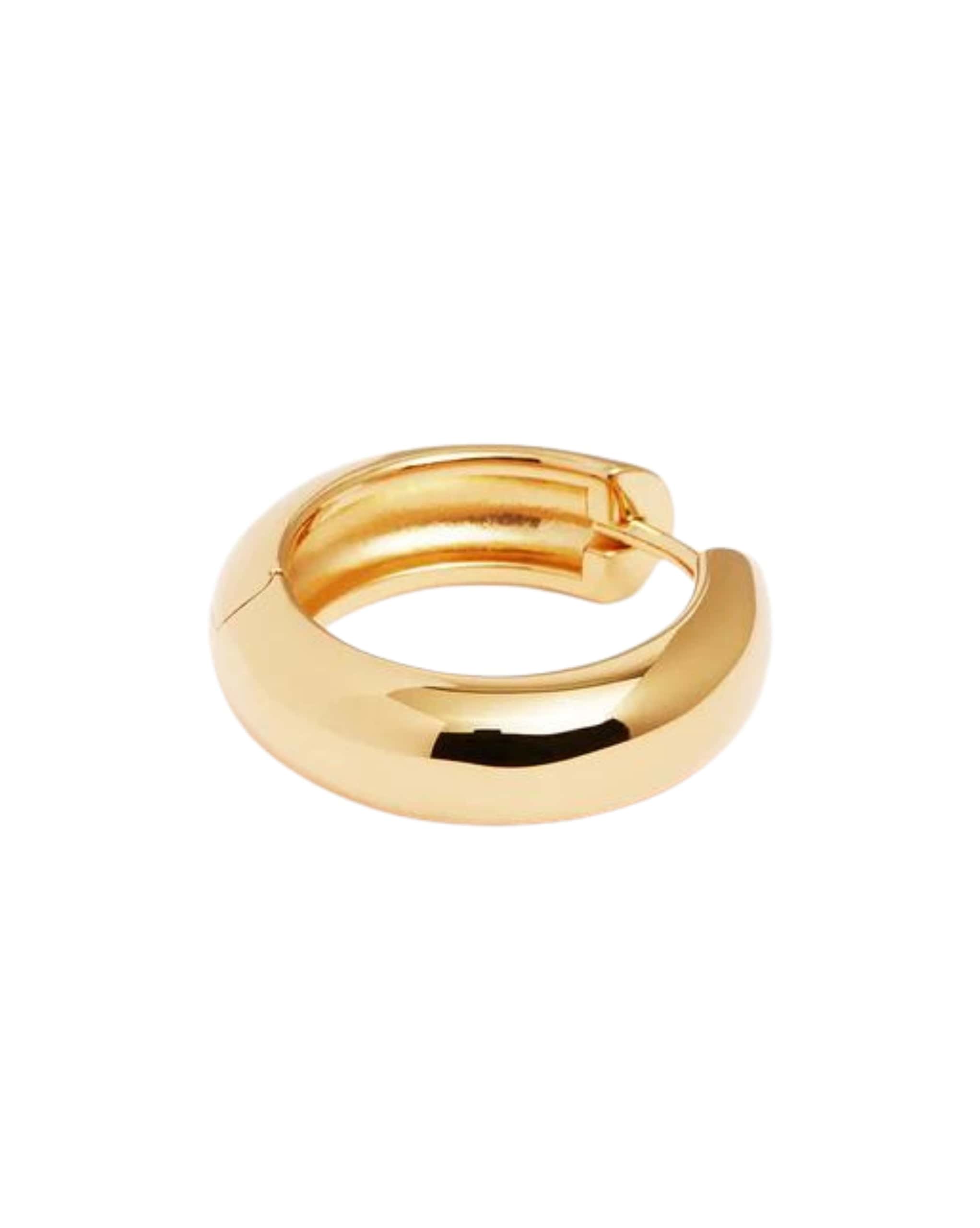 By Charlotte 18k Gold Vermeil Bold Small Hoops