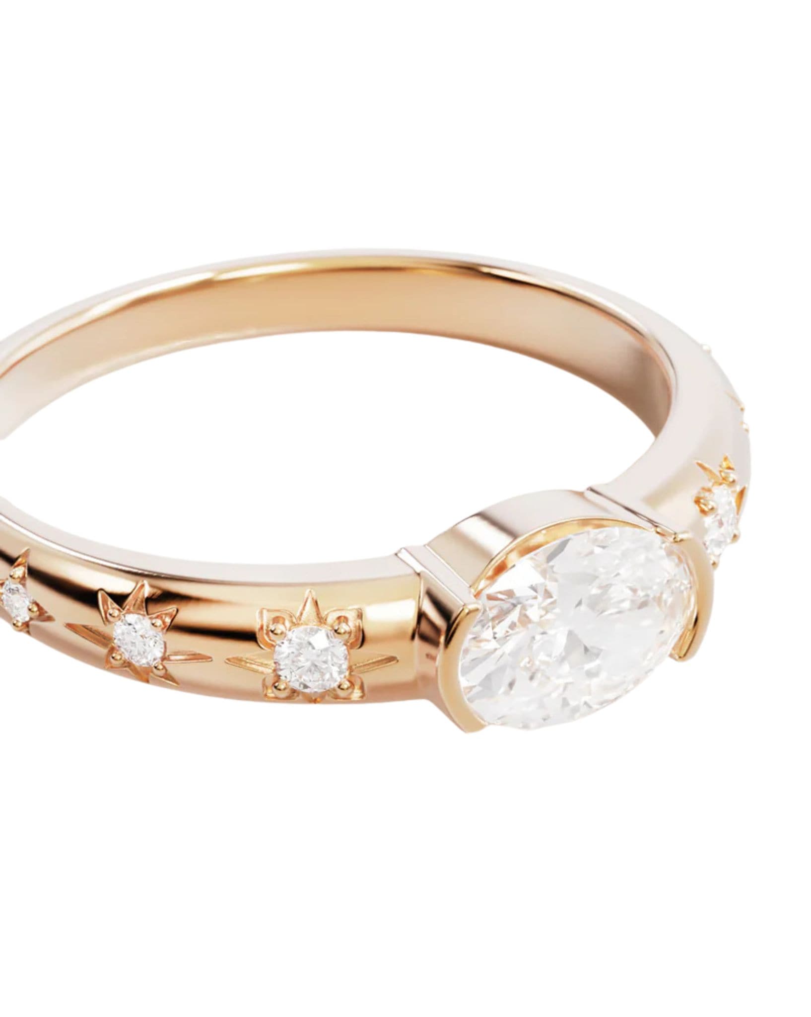 By Charlotte 18k Gold Vermeil - Celestial Skies Ring